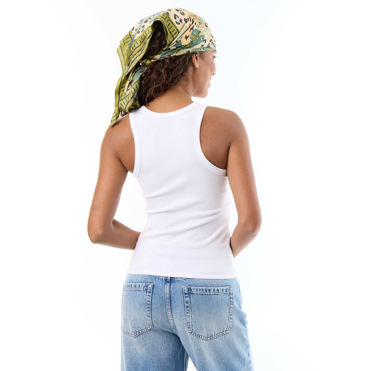 American Armhole Tank Top WHITE