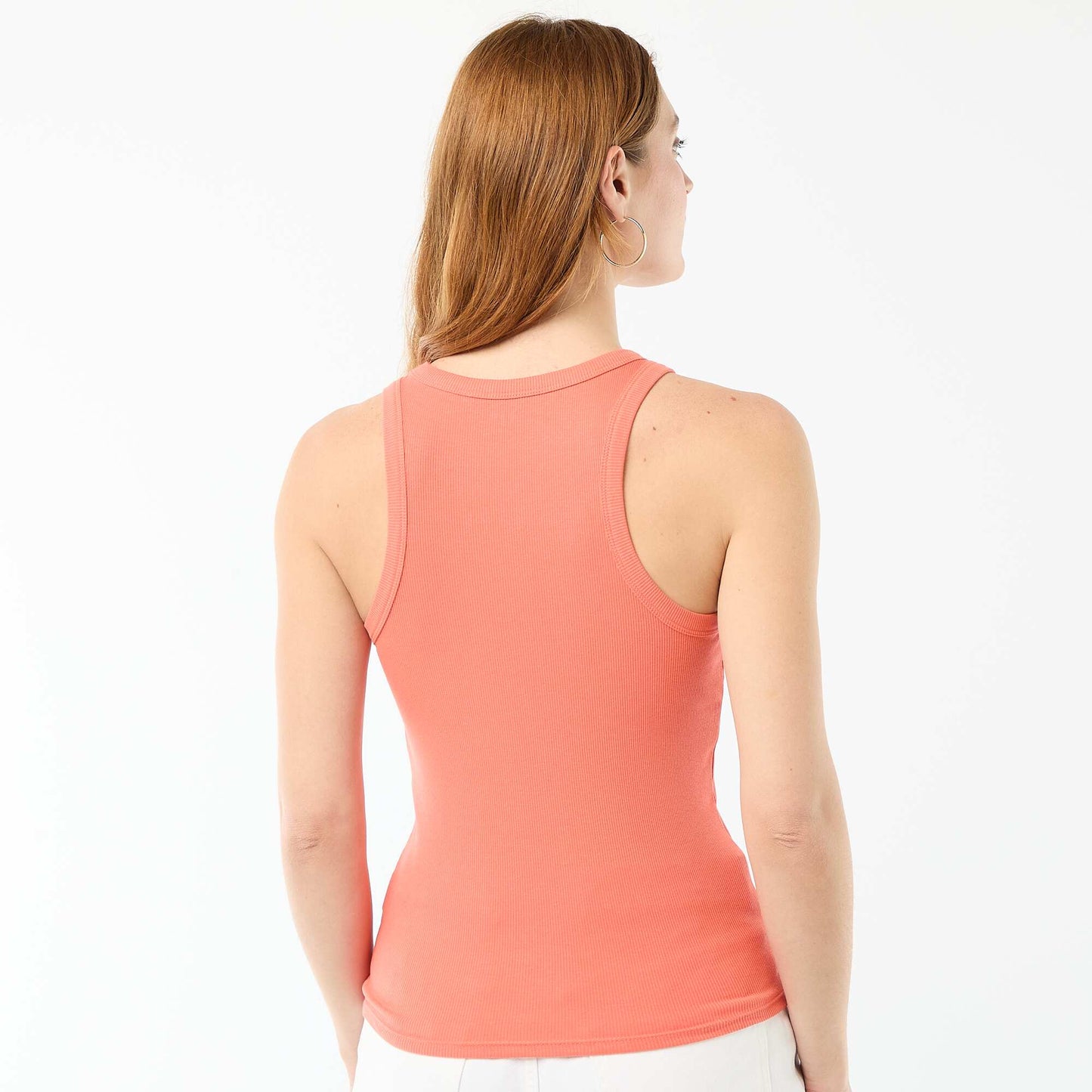 Sleeveless Tank Top with American Armholes ORANGE