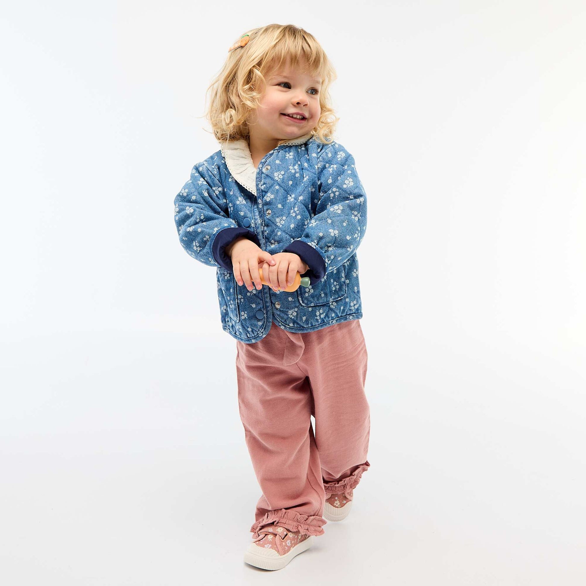 Mixed Linen Trousers PINK