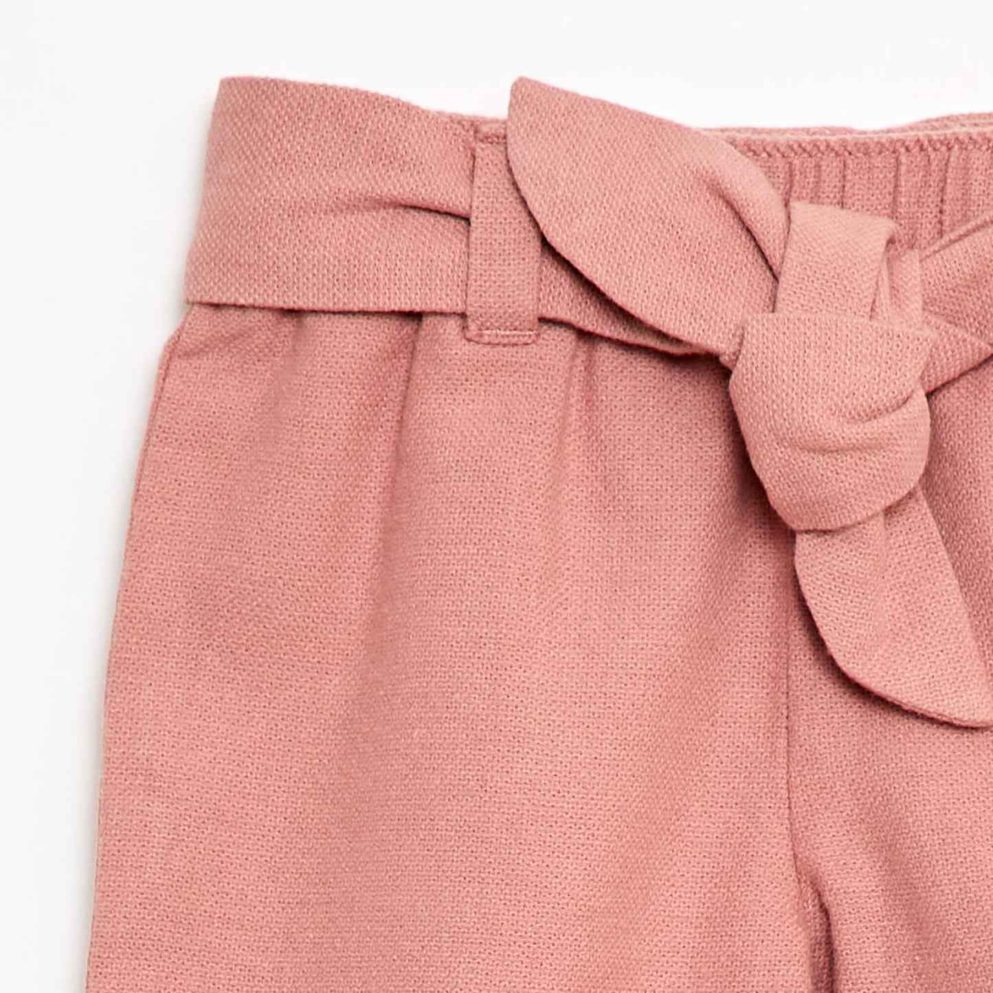 Mixed Linen Trousers PINK