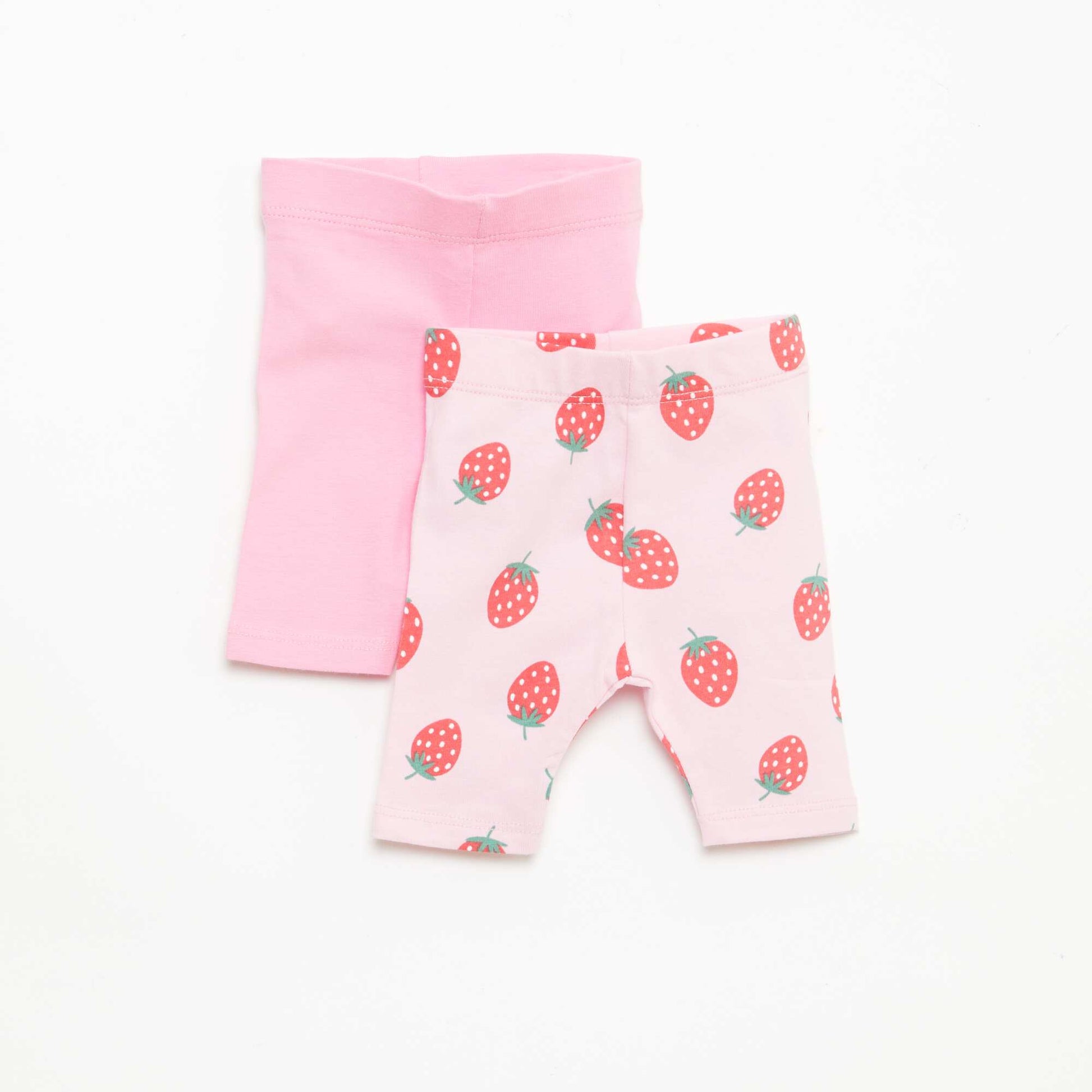 2-pack of cropped leggings PINK