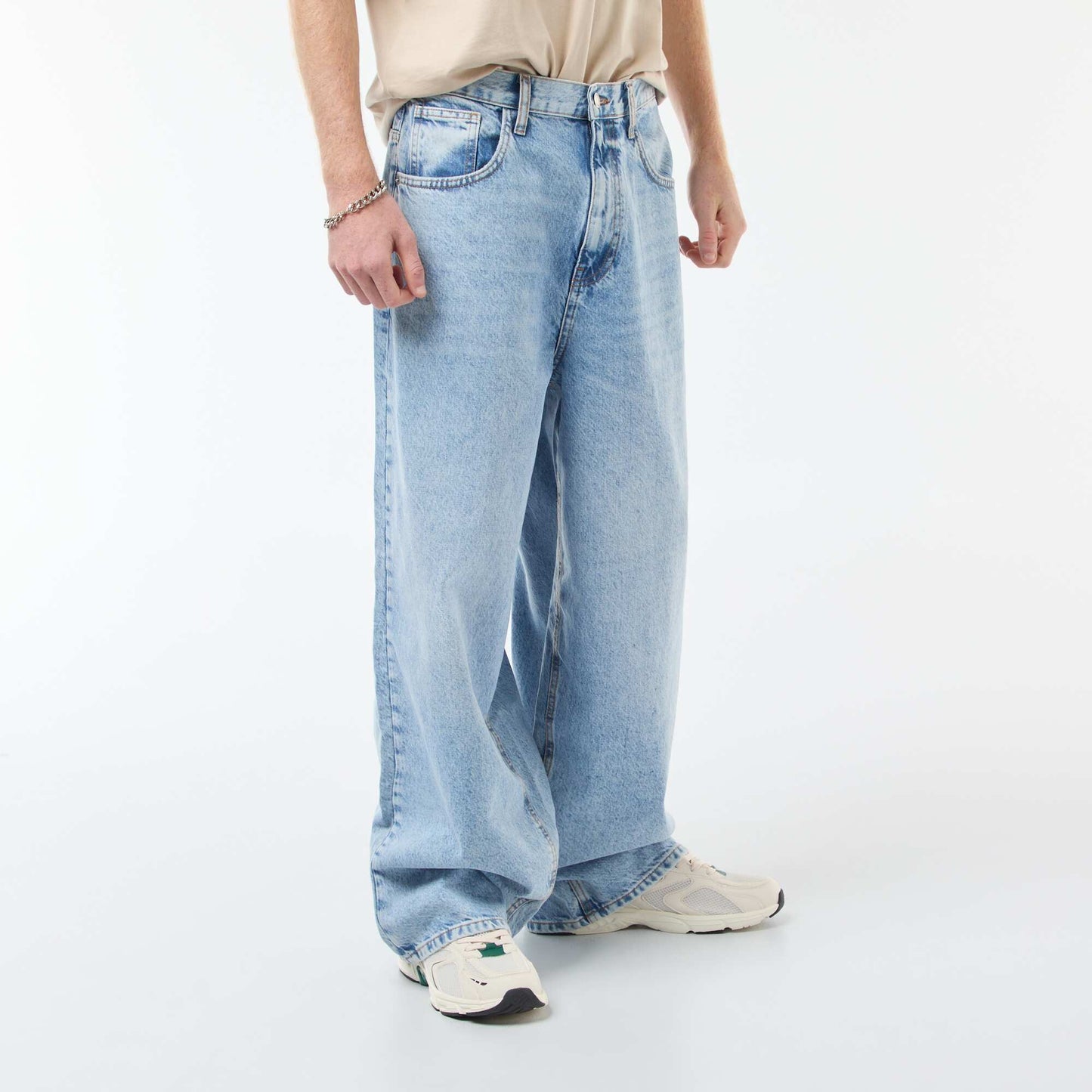 Baggy Denim Fit in Cotton BLUE