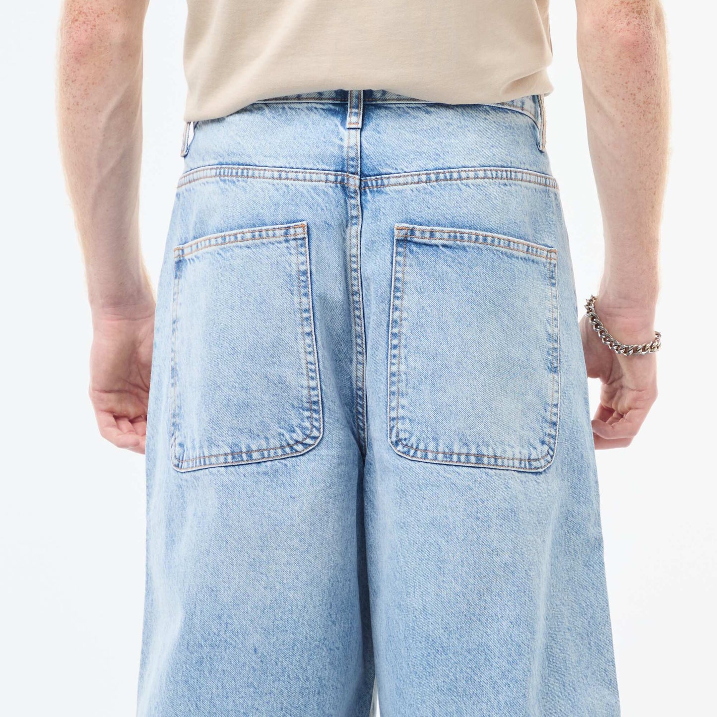 Baggy Denim Fit in Cotton BLUE