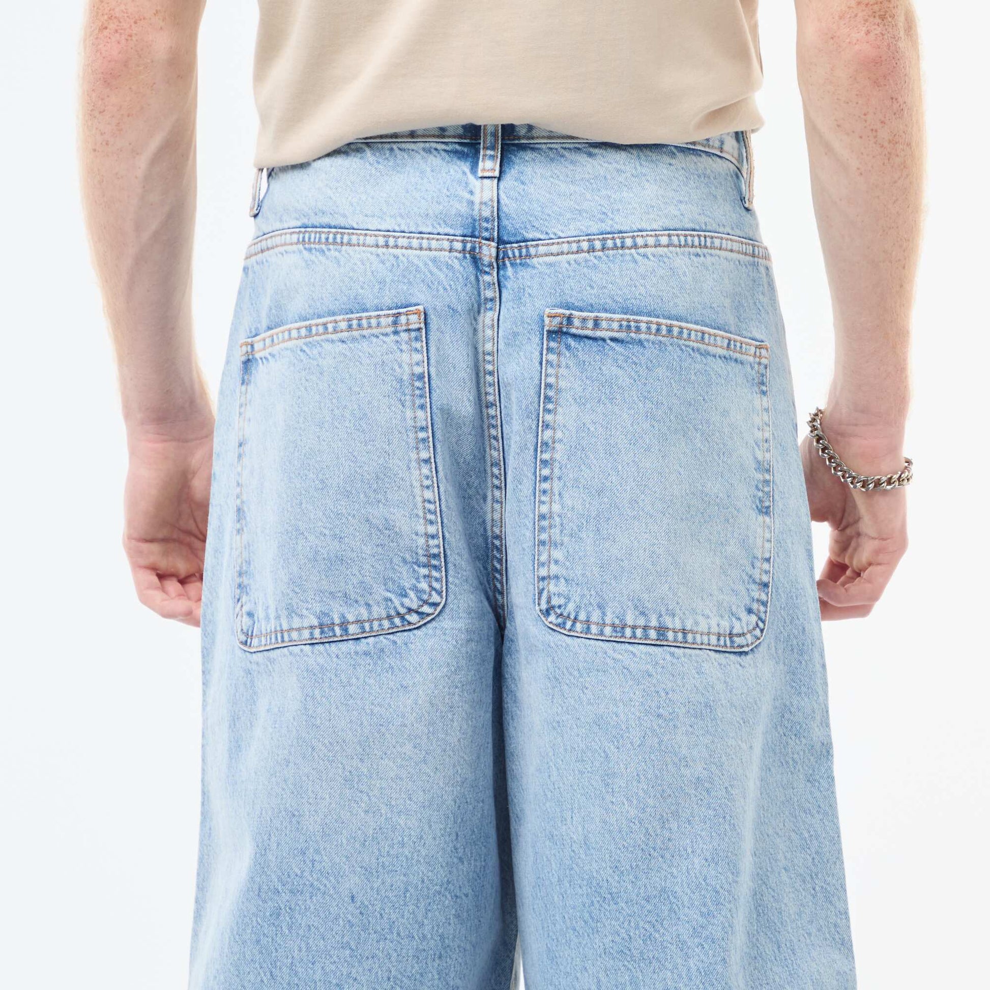 Baggy Denim Fit in Cotton BLUE