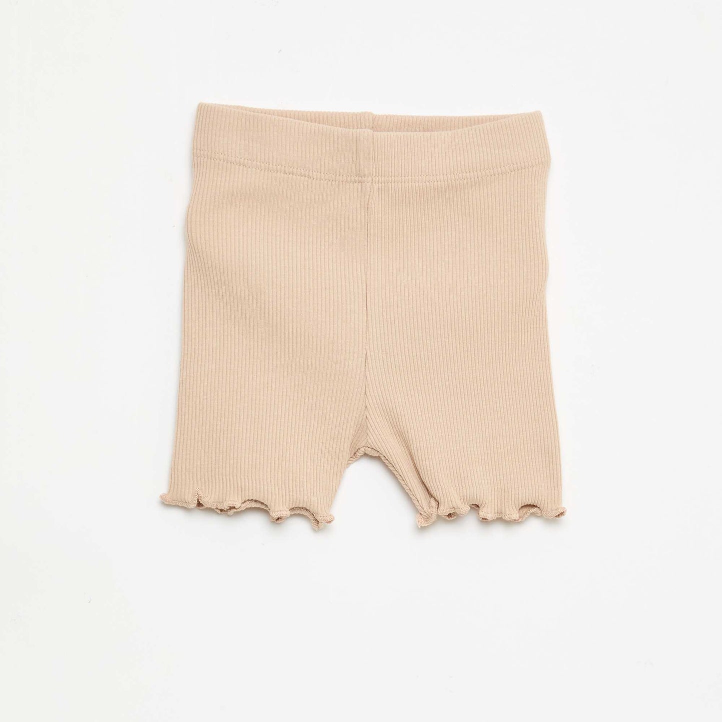 Ribbed Leggings Set - 2 Pack BEIGE