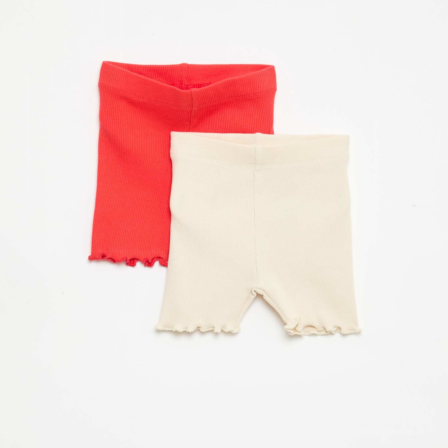 Ribbed Leggings Set - 2 Pack RED