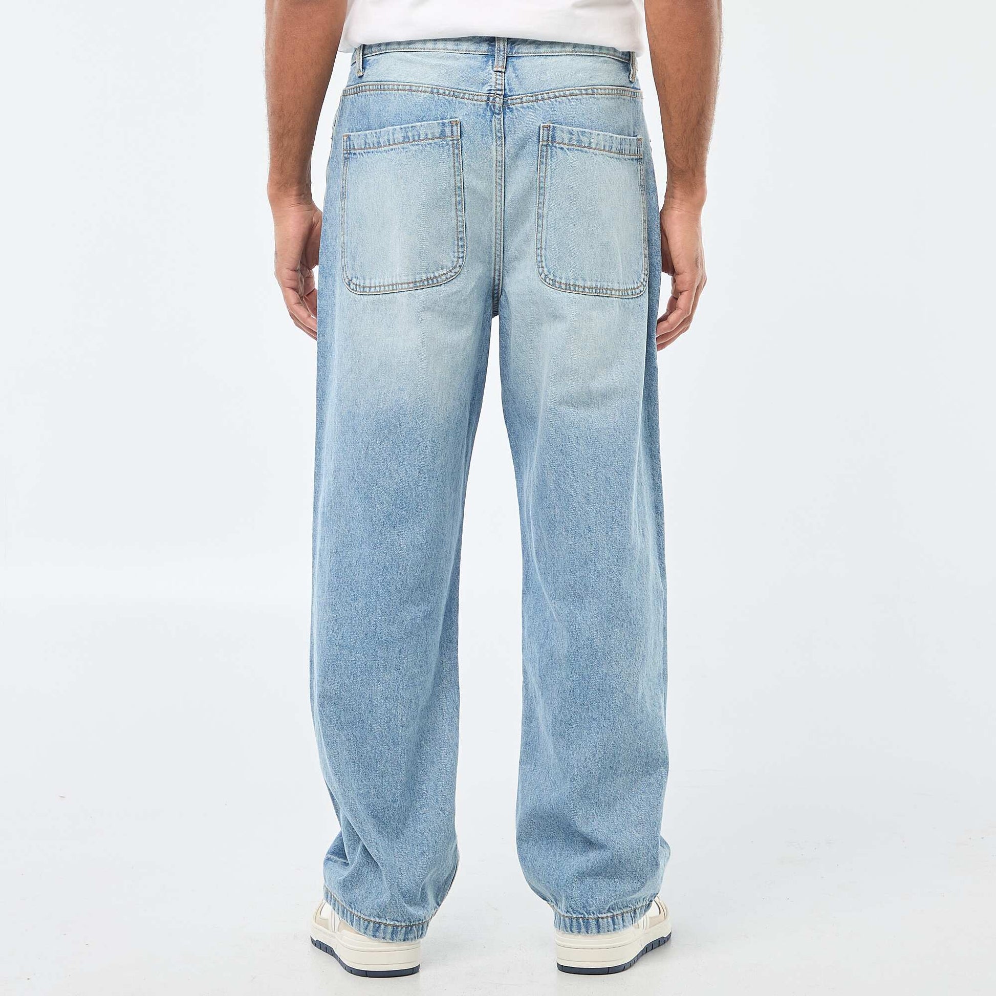 Wide Leg / Relaxed Fit 5-Pocket Jeans BLUE