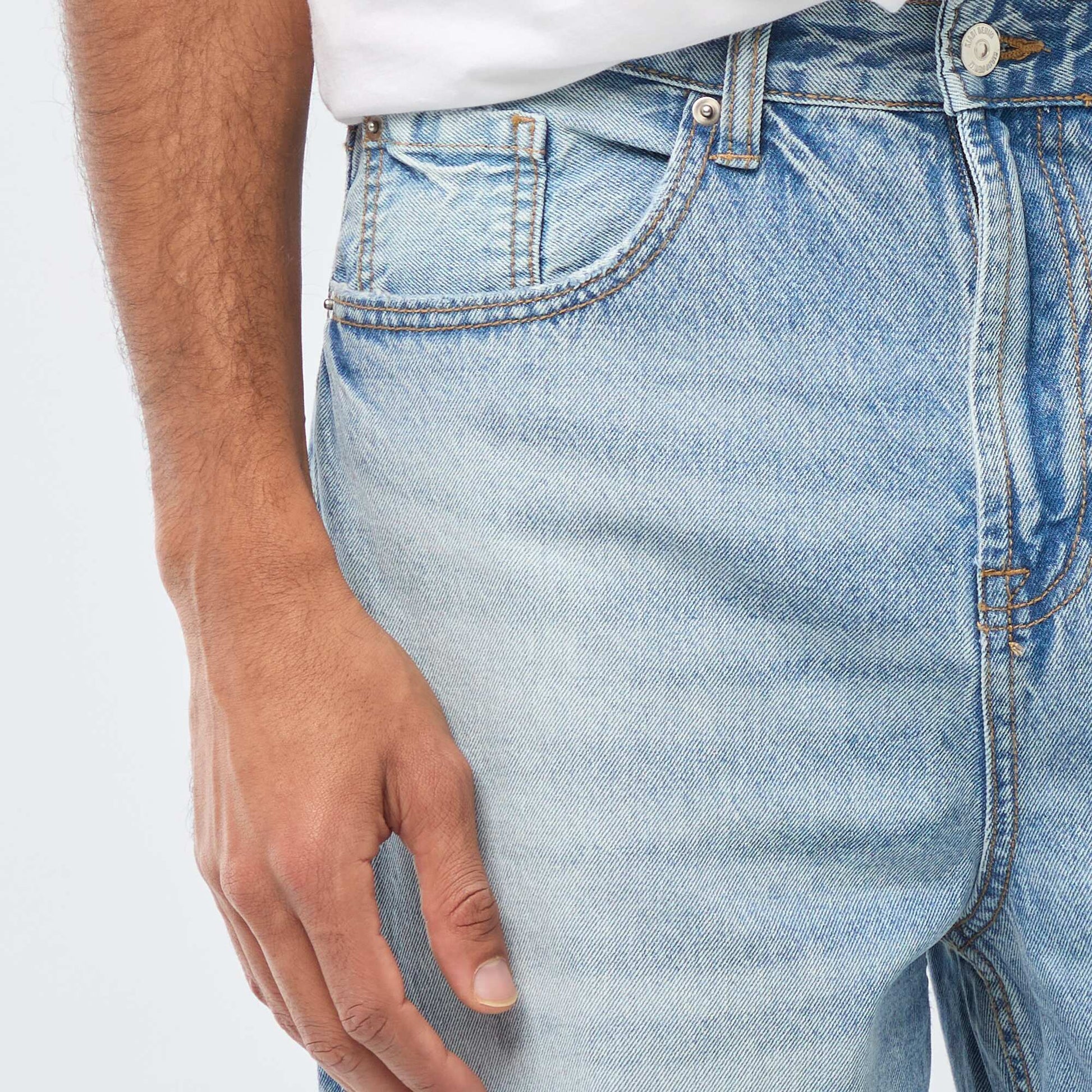Wide Leg / Relaxed Fit 5-Pocket Jeans BLUE