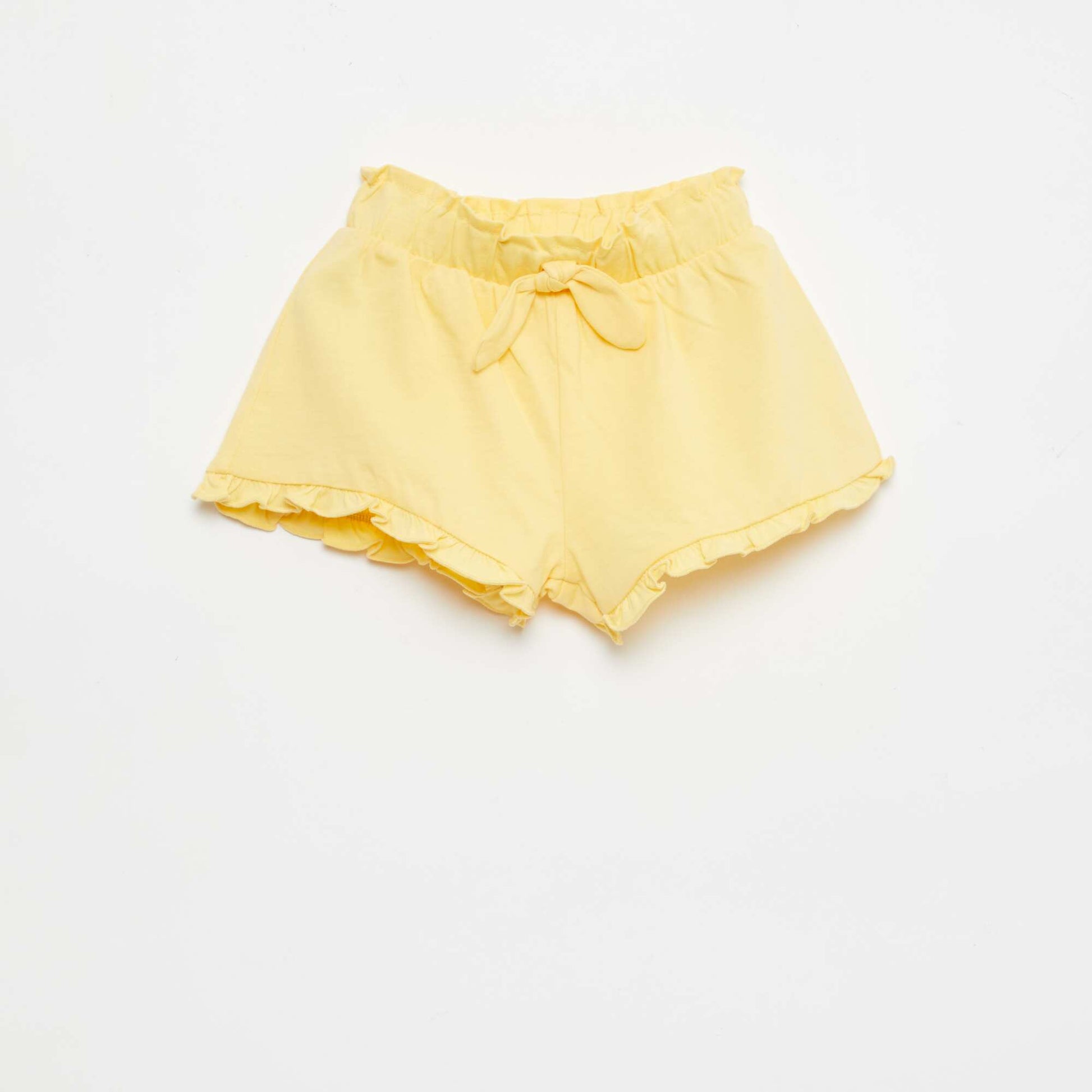3-Pack of Solid Color Ruffled Shorts PURPLE