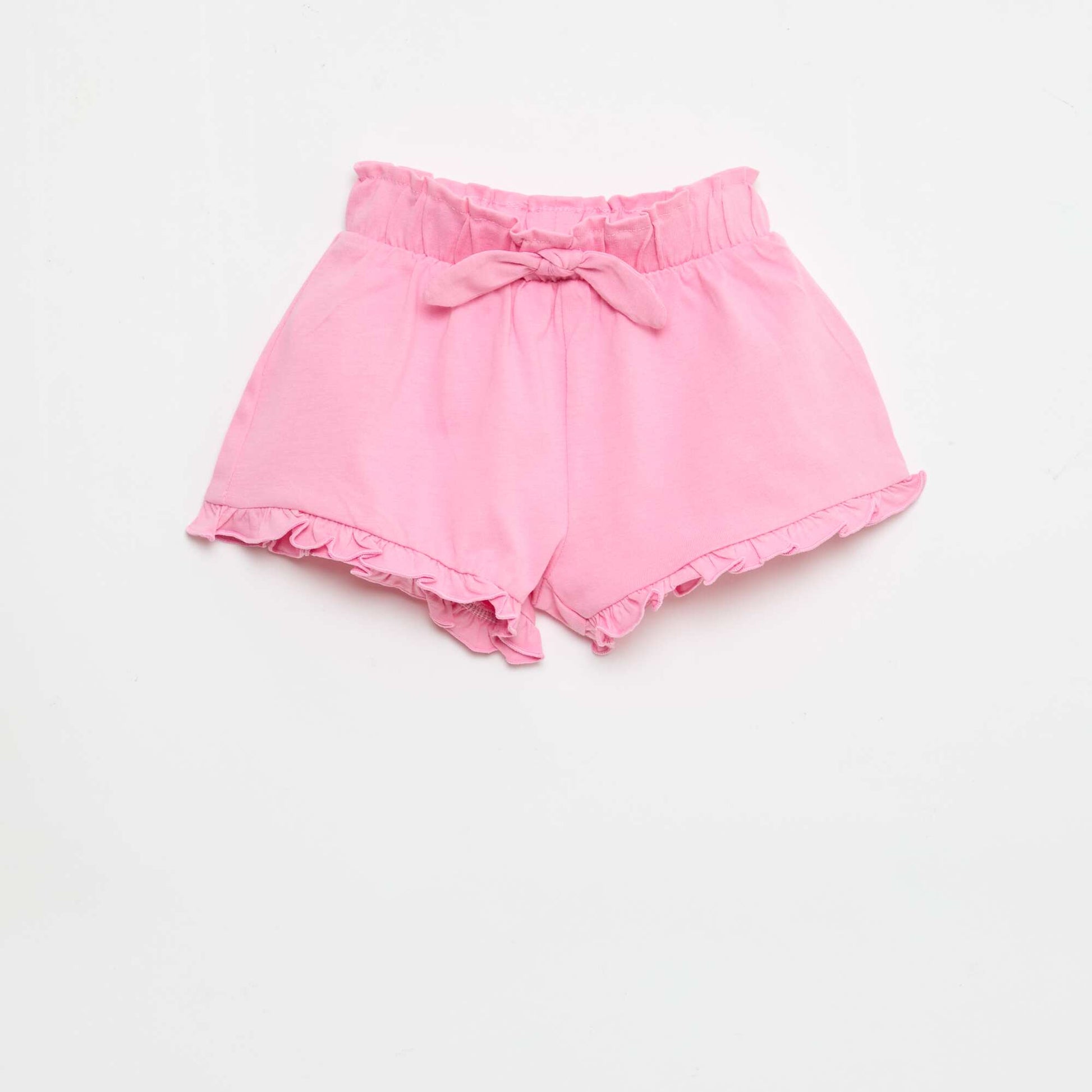 3-Pack of Solid Color Ruffled Shorts PURPLE