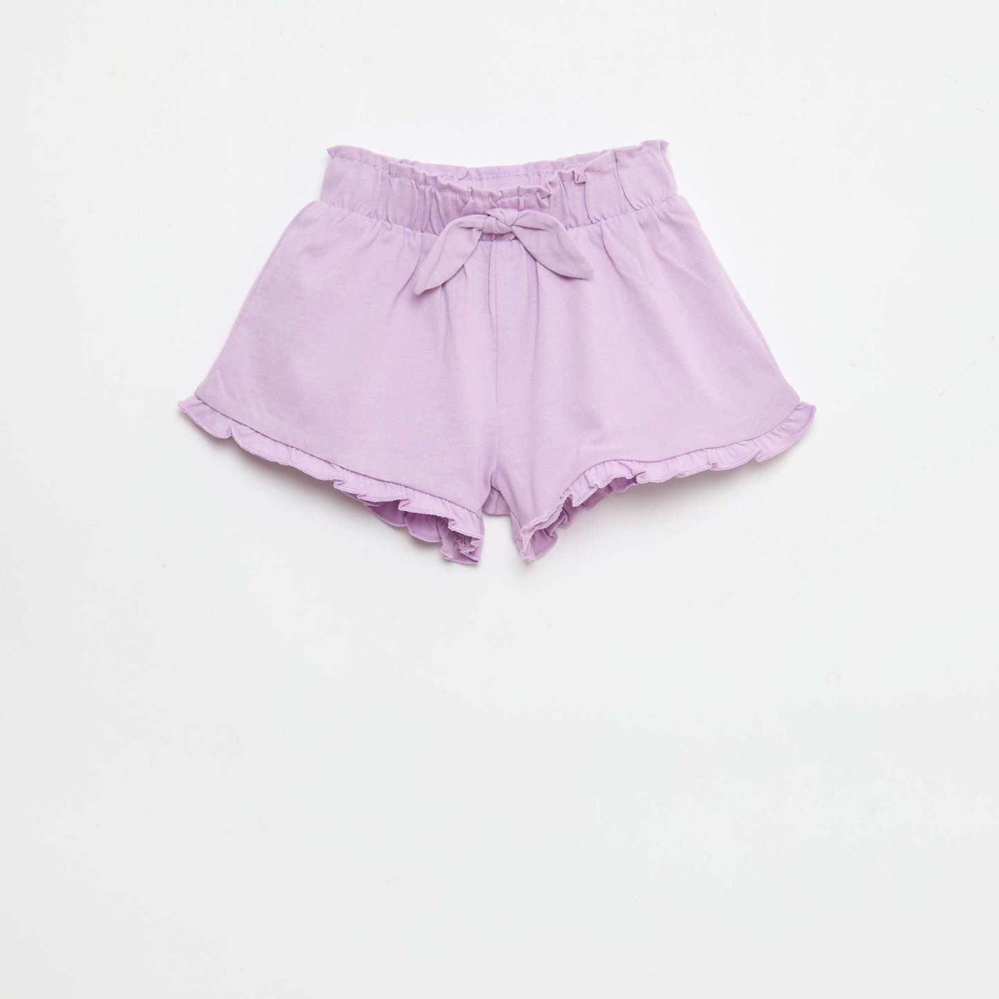 3-Pack of Solid Color Ruffled Shorts PURPLE