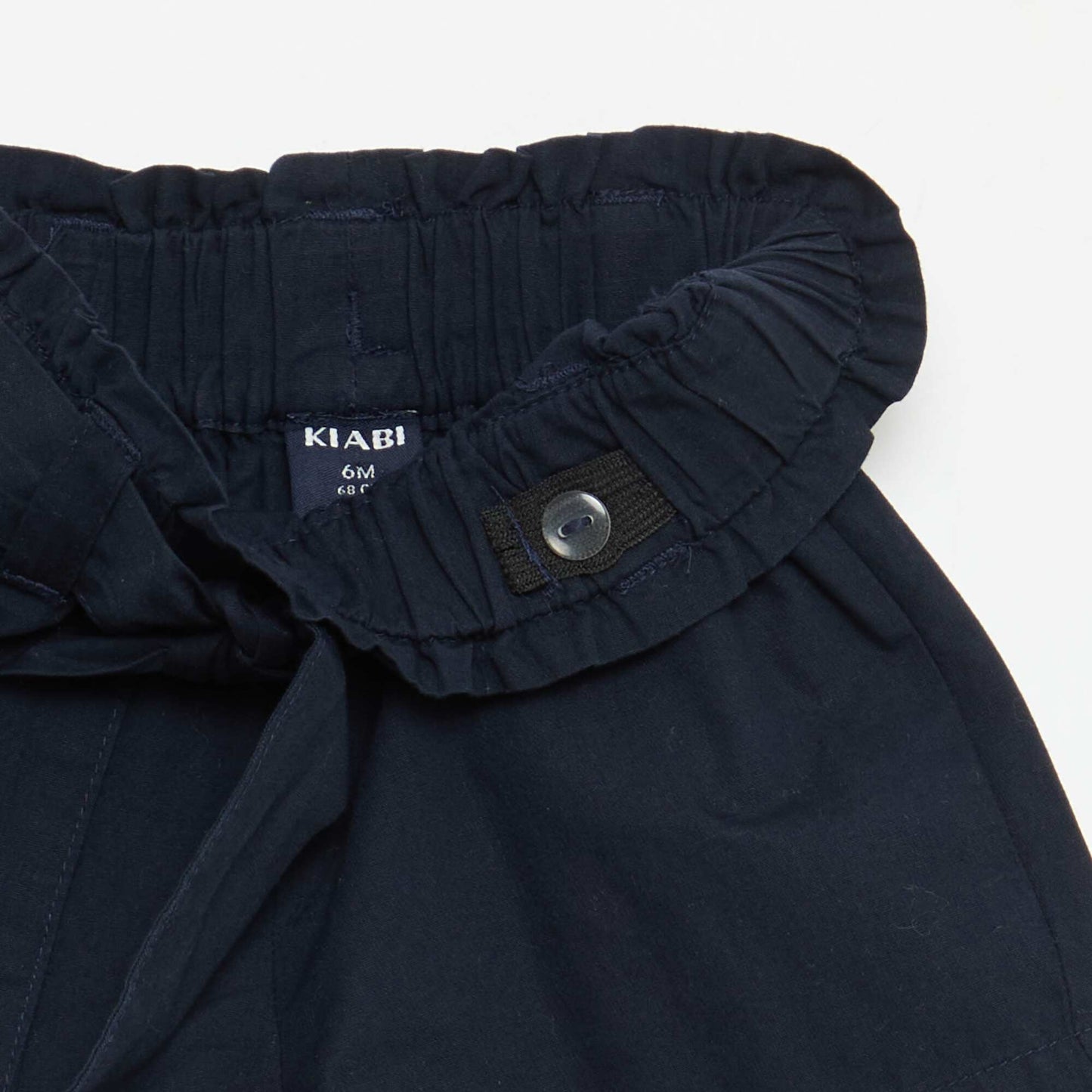 Poplin Shorts with Tie Belt BLUE