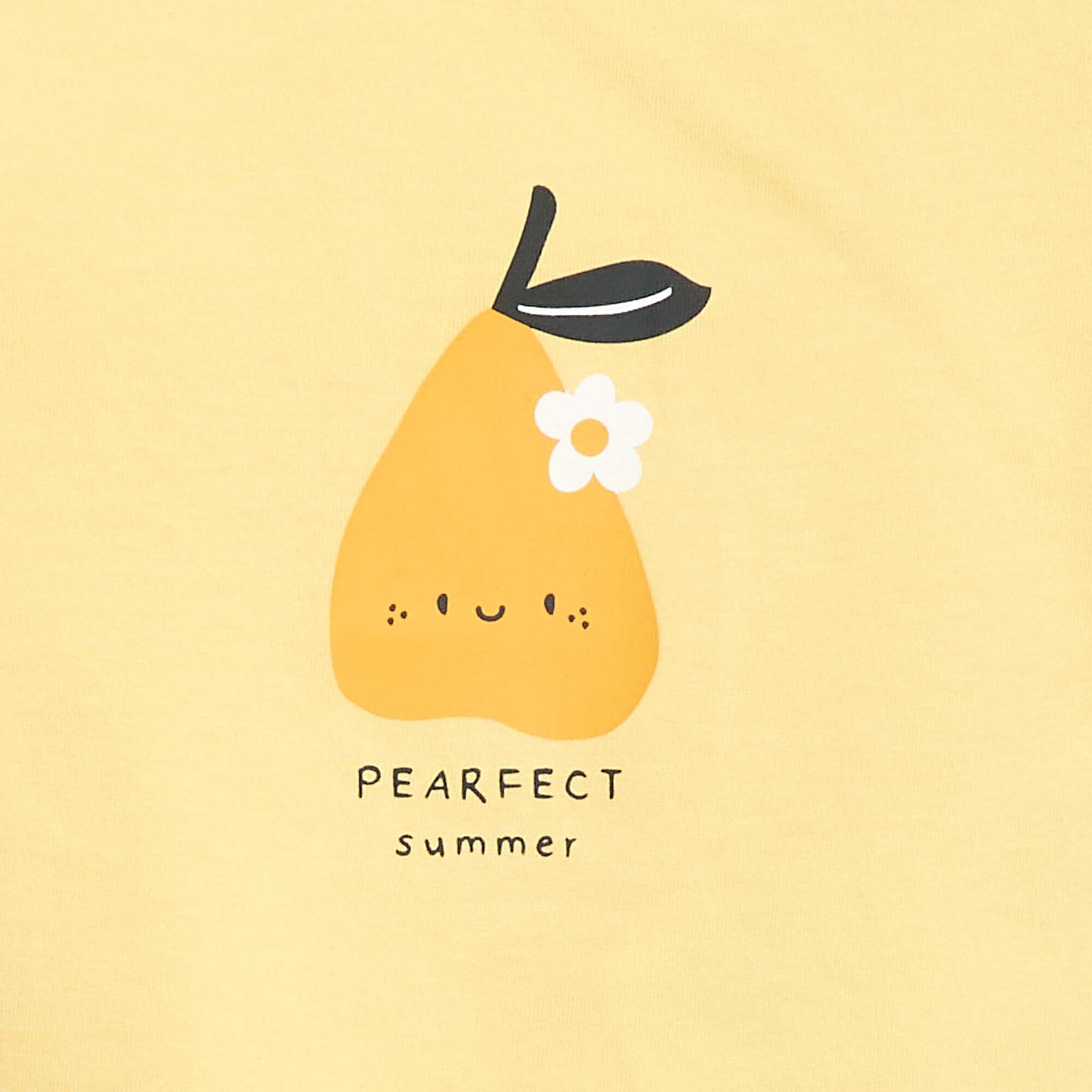 Jersey T-shirt with short sleeves YELLOW