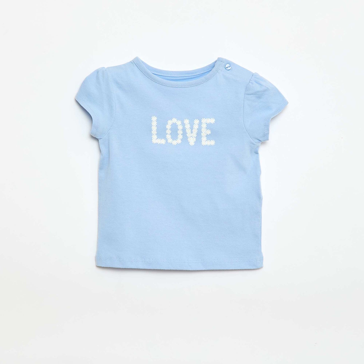 Jersey T-shirt with short sleeves BLUE