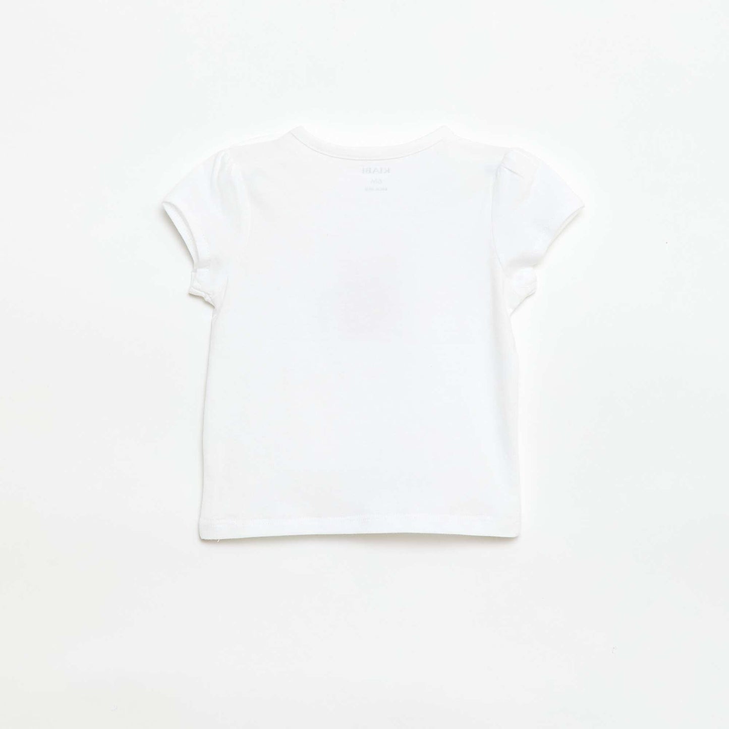 Jersey T-shirt with short sleeves WHITE