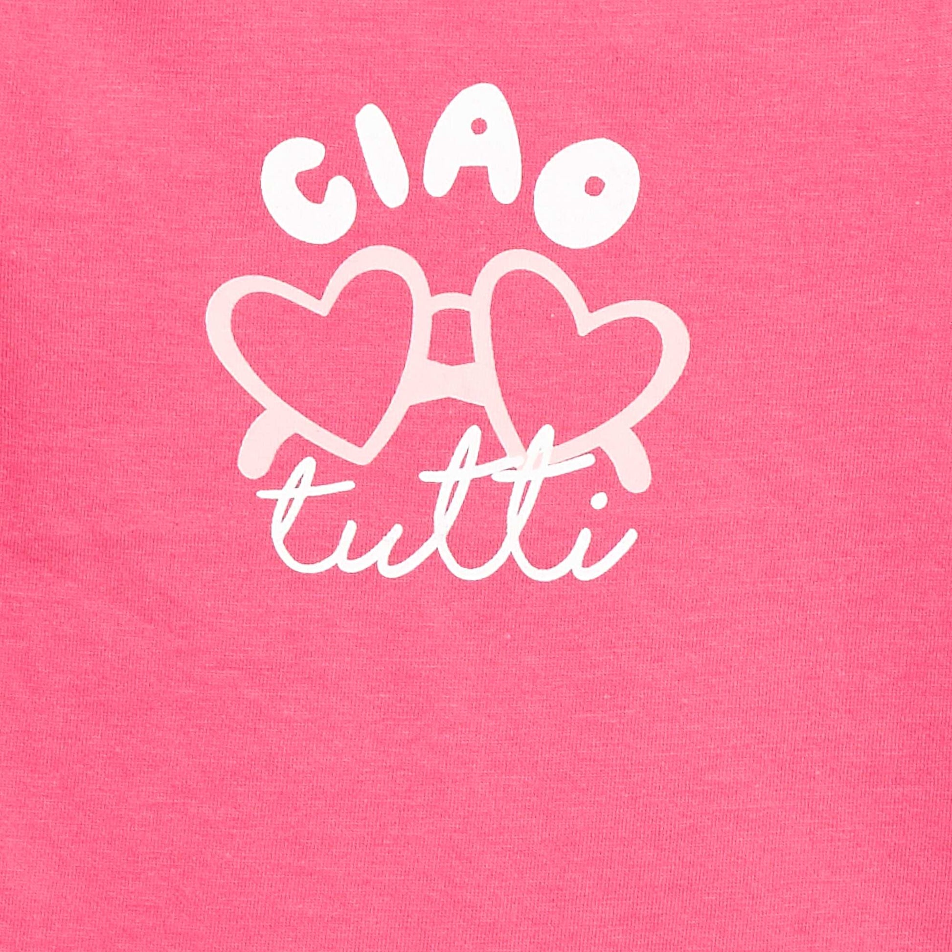Jersey T-shirt with short sleeves PINK