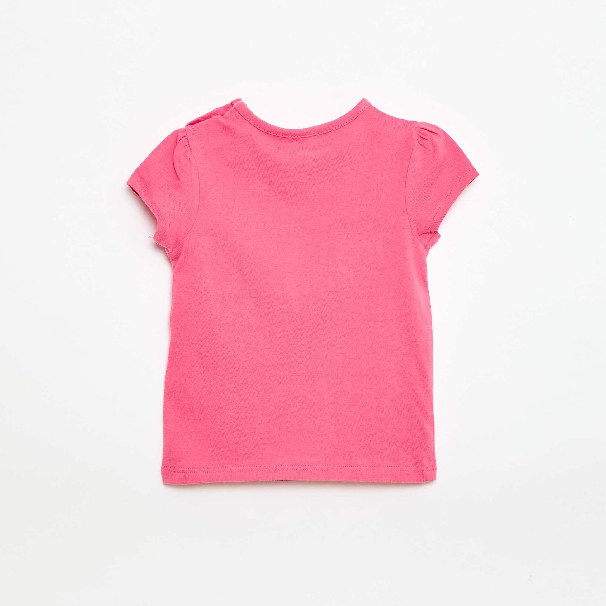 Jersey T-shirt with short sleeves PINK