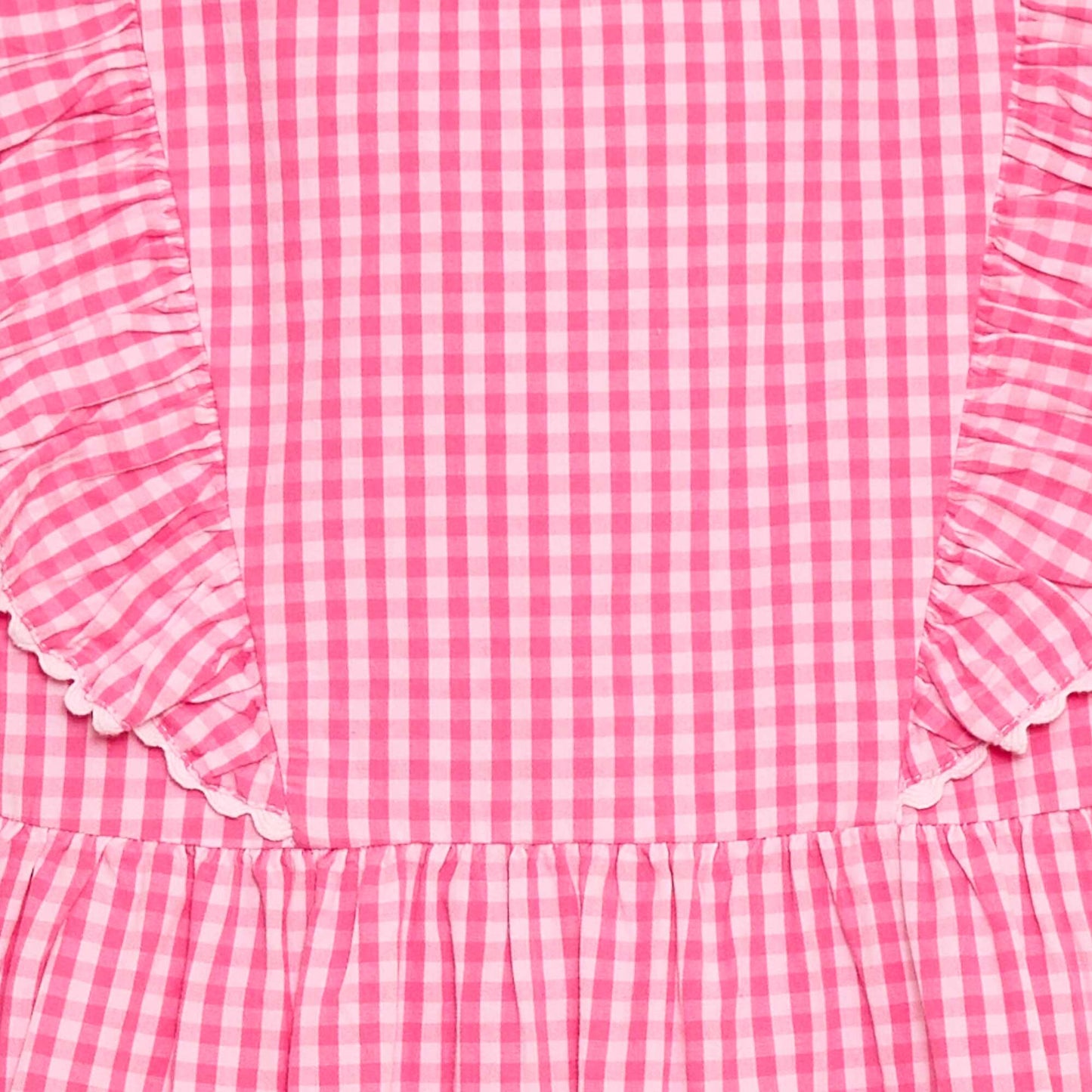 Short-Sleeved Ruffle Dress PINK
