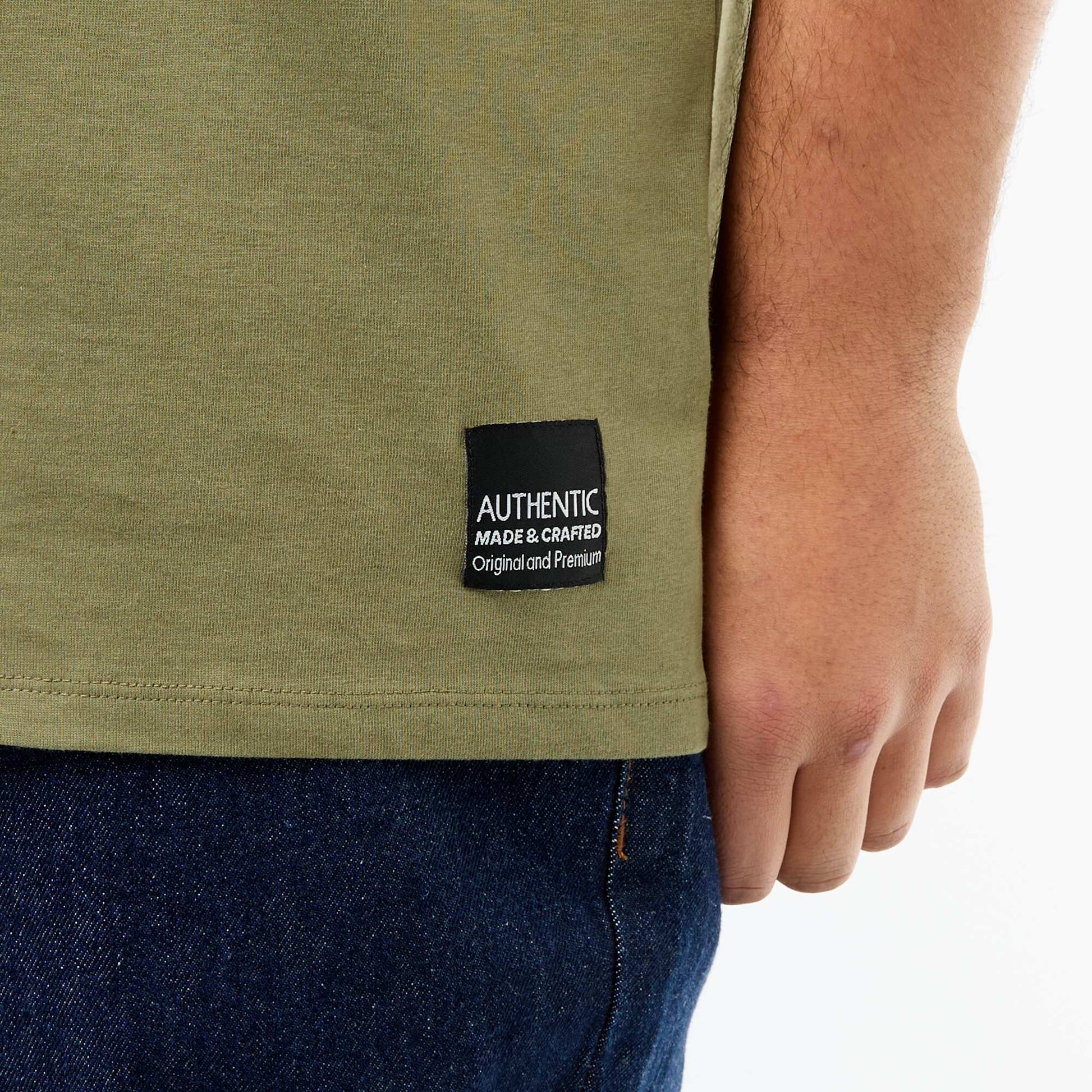 Short-Sleeve Jersey Knit T-Shirt GREEN
