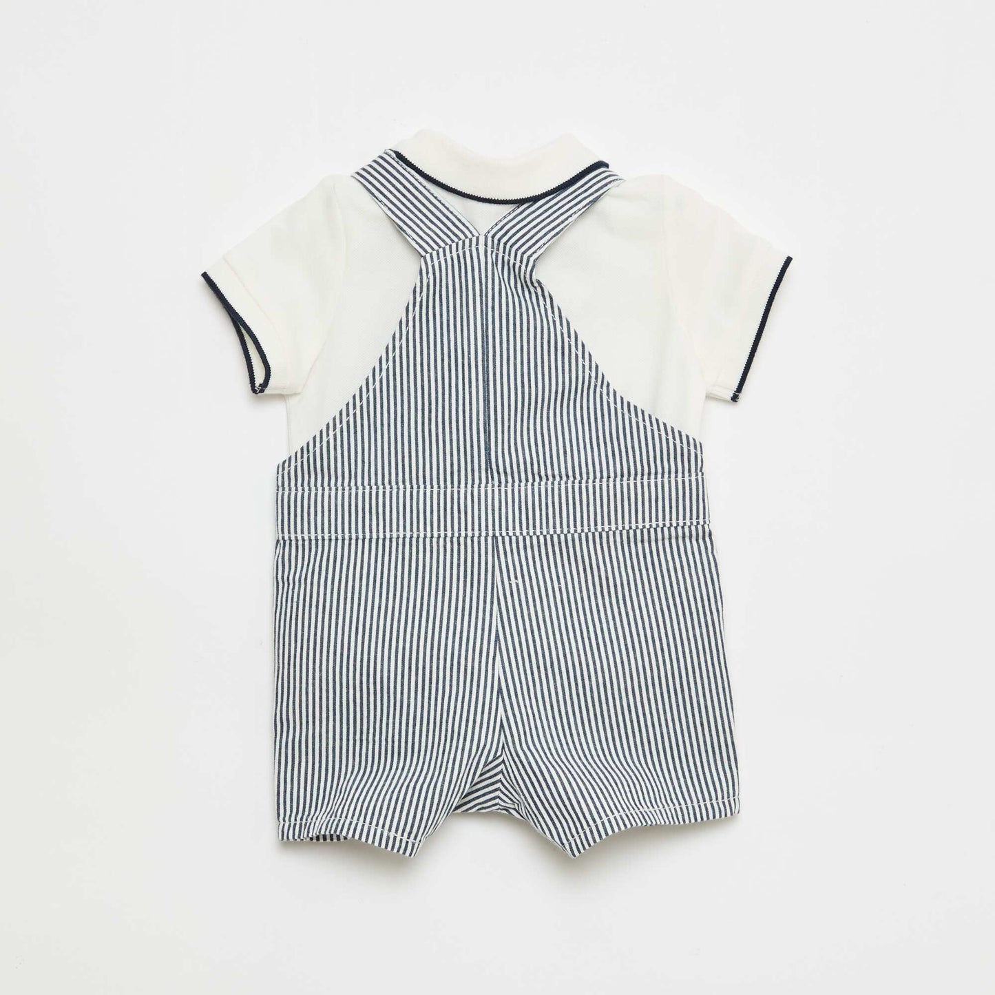 Overalls + Polo Set - 2 Pieces BLUE