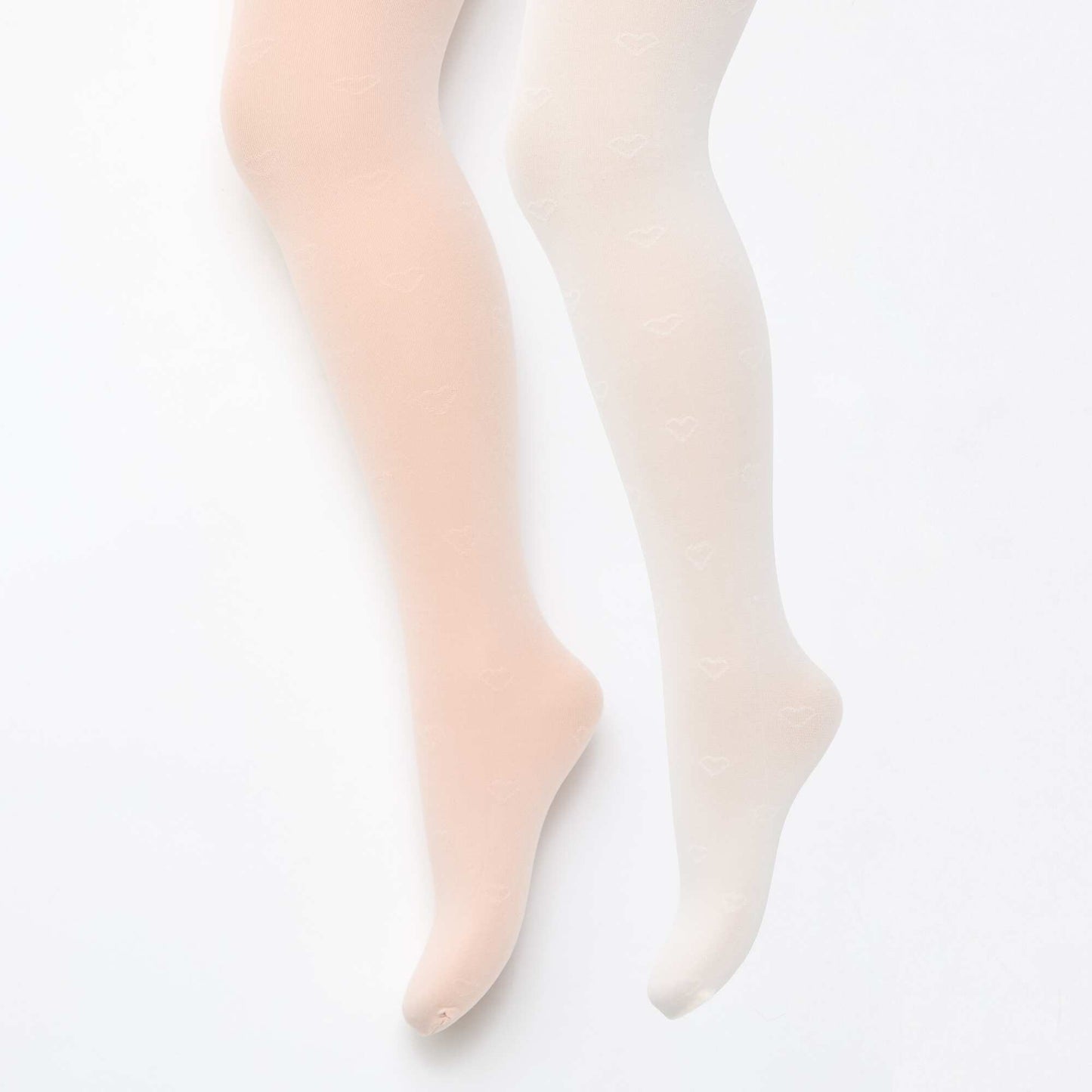 2-Pack of Lightweight Printed Tights PINK