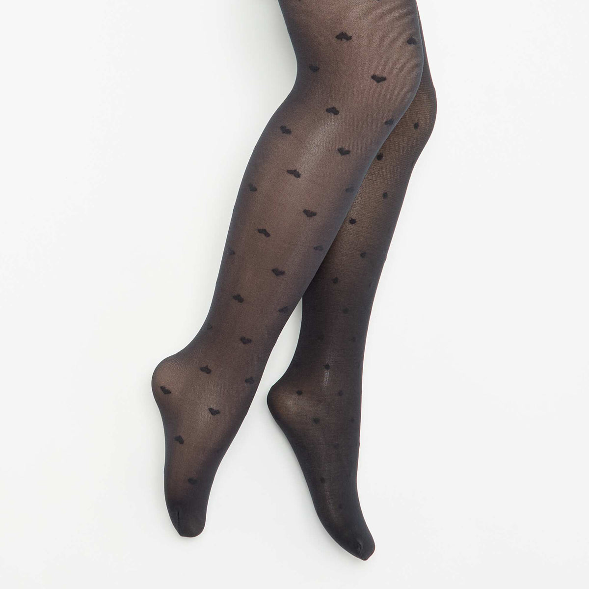 2-Pack Printed Lightweight Tights BLACK