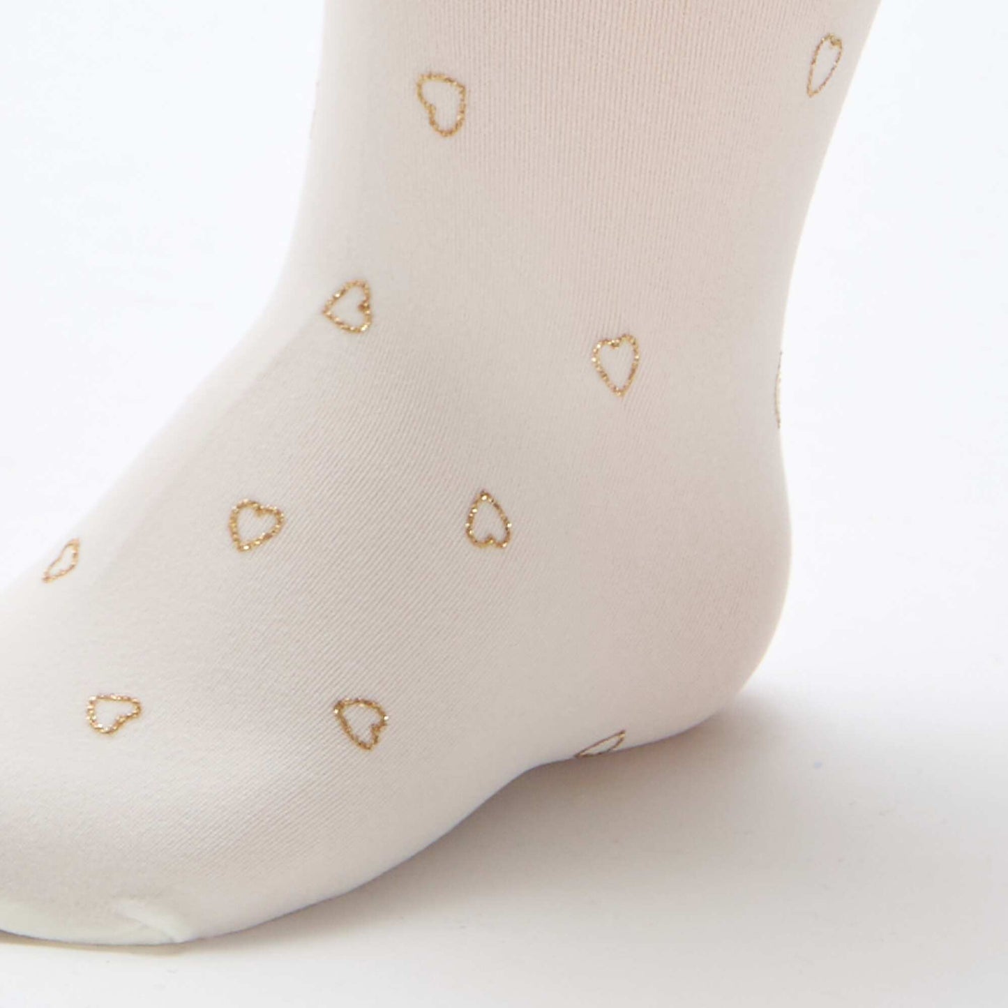 2-Pack of Lightweight Printed Tights WHITE