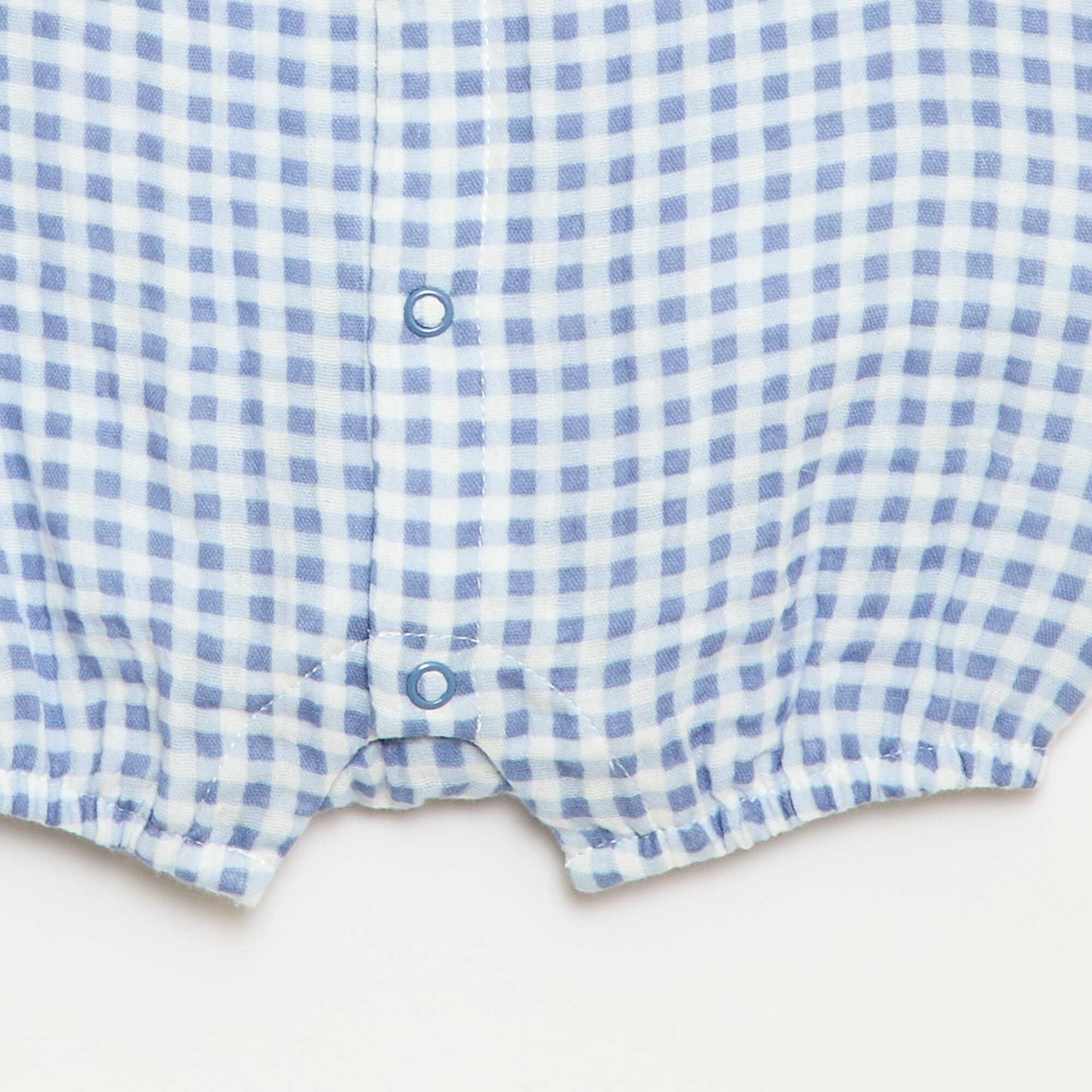 Cotton Gauze Sleepsuit Romper BLUE