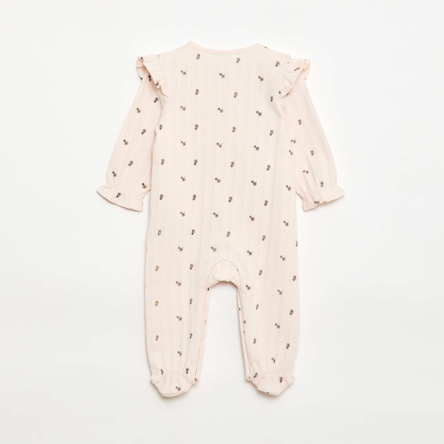 Footed Pajamas with Front Opening PINK