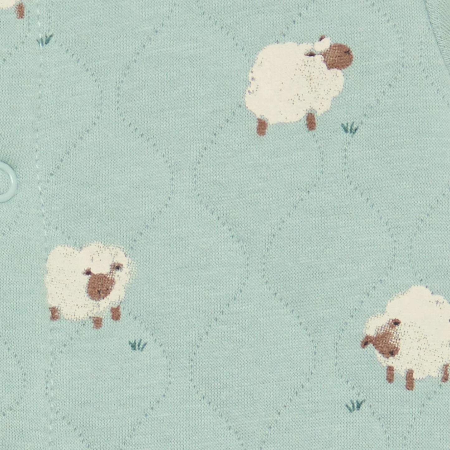 Quilted Sleeper Without Feet BLUE