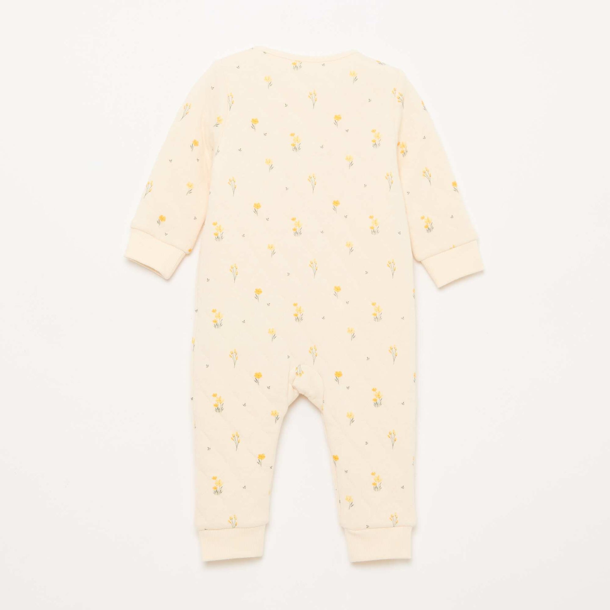 Quilted Sleeper Without Feet WHITE