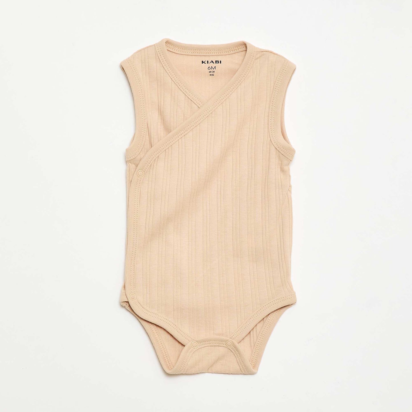 3-pack of ribbed bodysuits WHITE