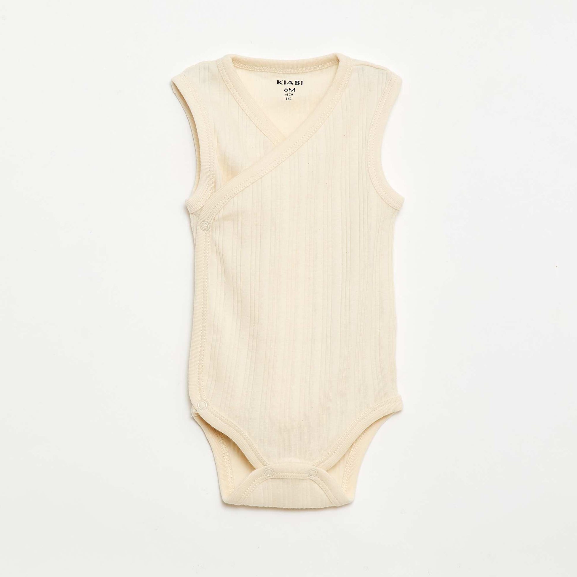 3-pack of ribbed bodysuits WHITE