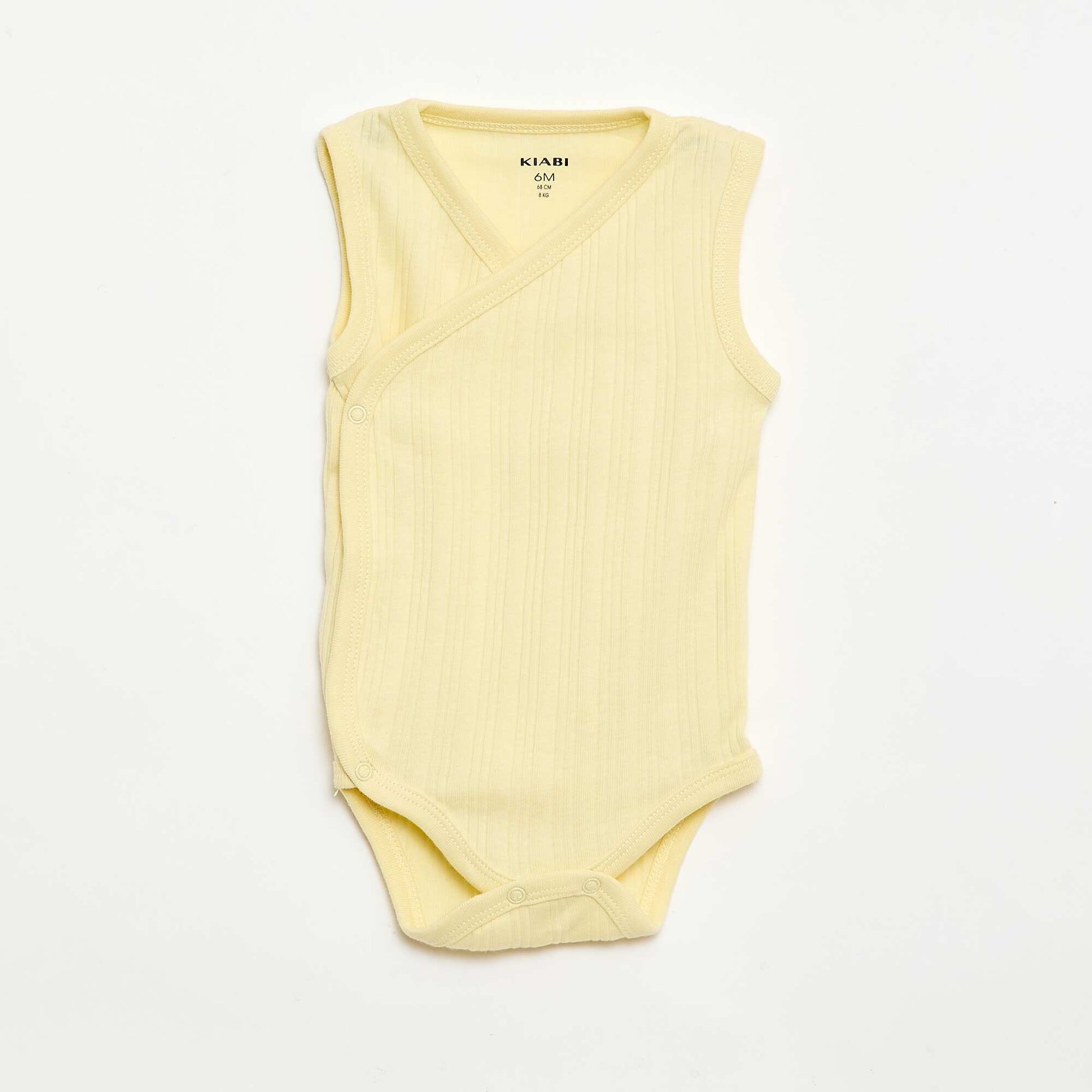 3-pack of ribbed bodysuits WHITE