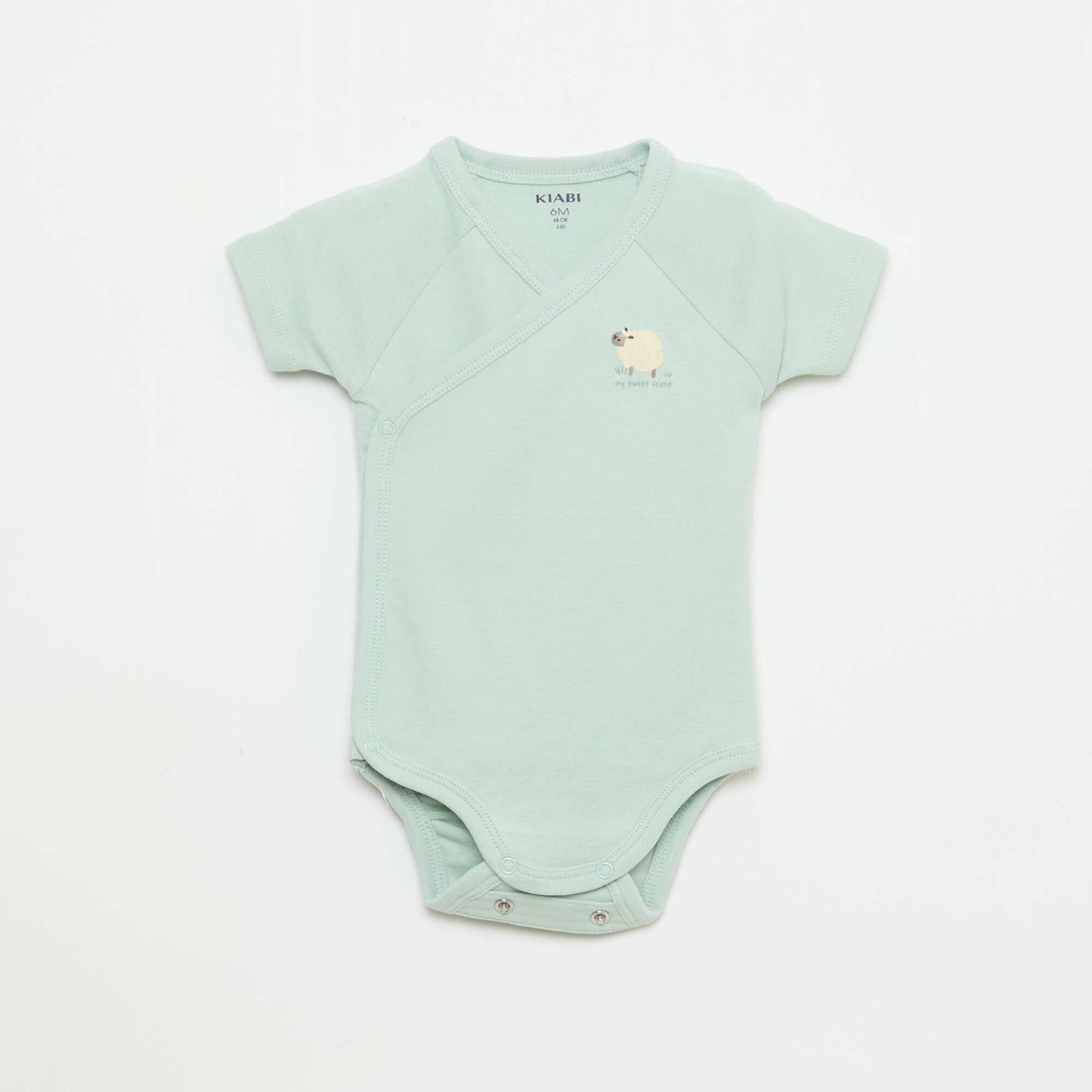 3-Pack of Short-Sleeve Convertible Bodysuits BLUE