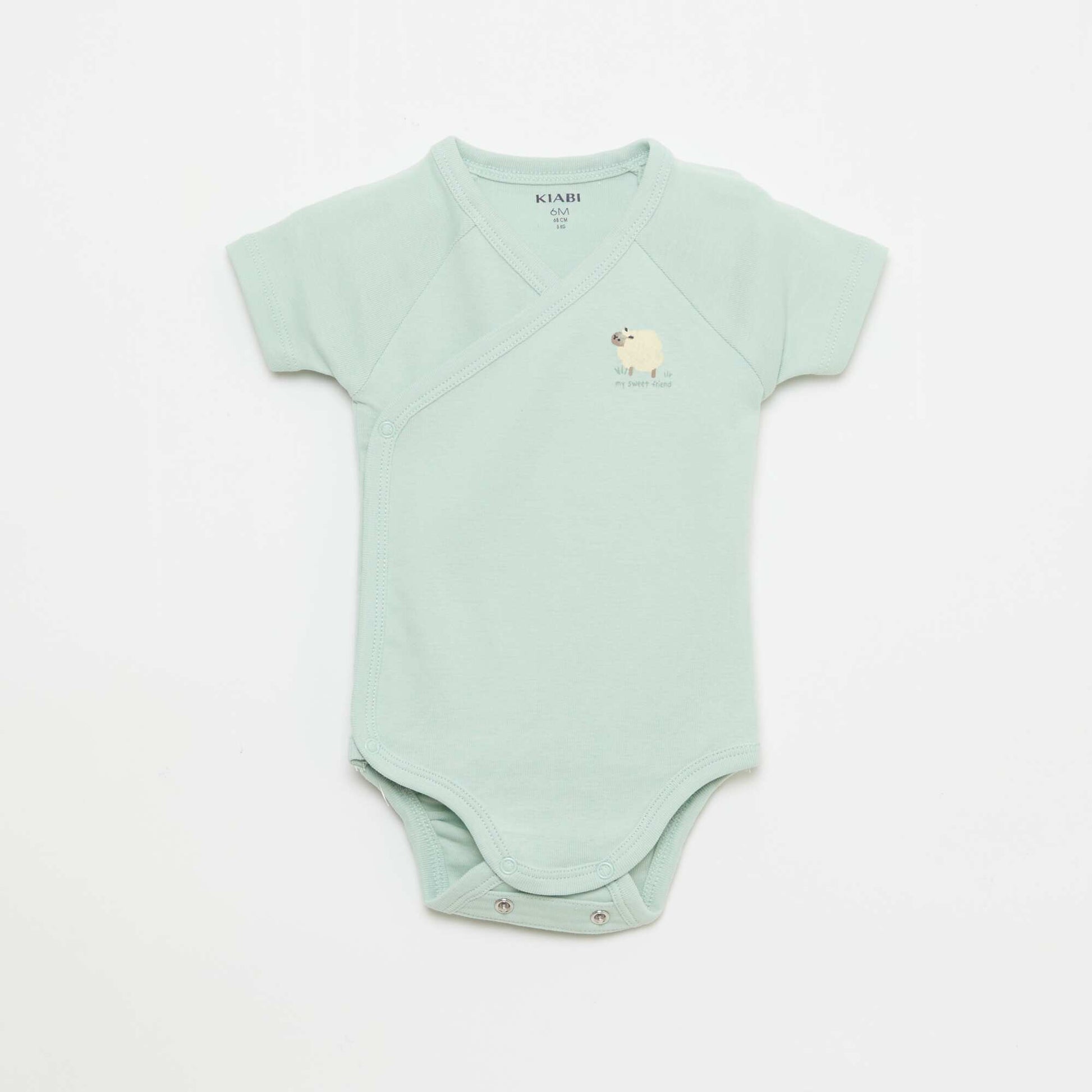 3-Pack of Short-Sleeve Convertible Bodysuits BLUE