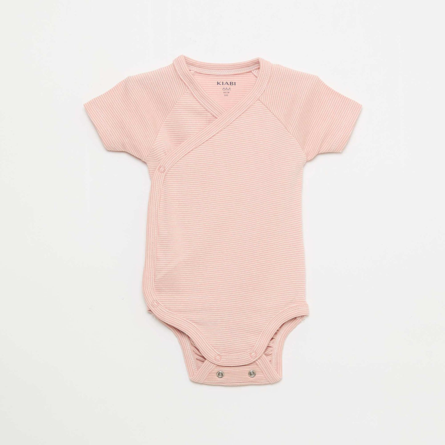 3-Pack of Short-Sleeve Convertible Bodysuits PINK