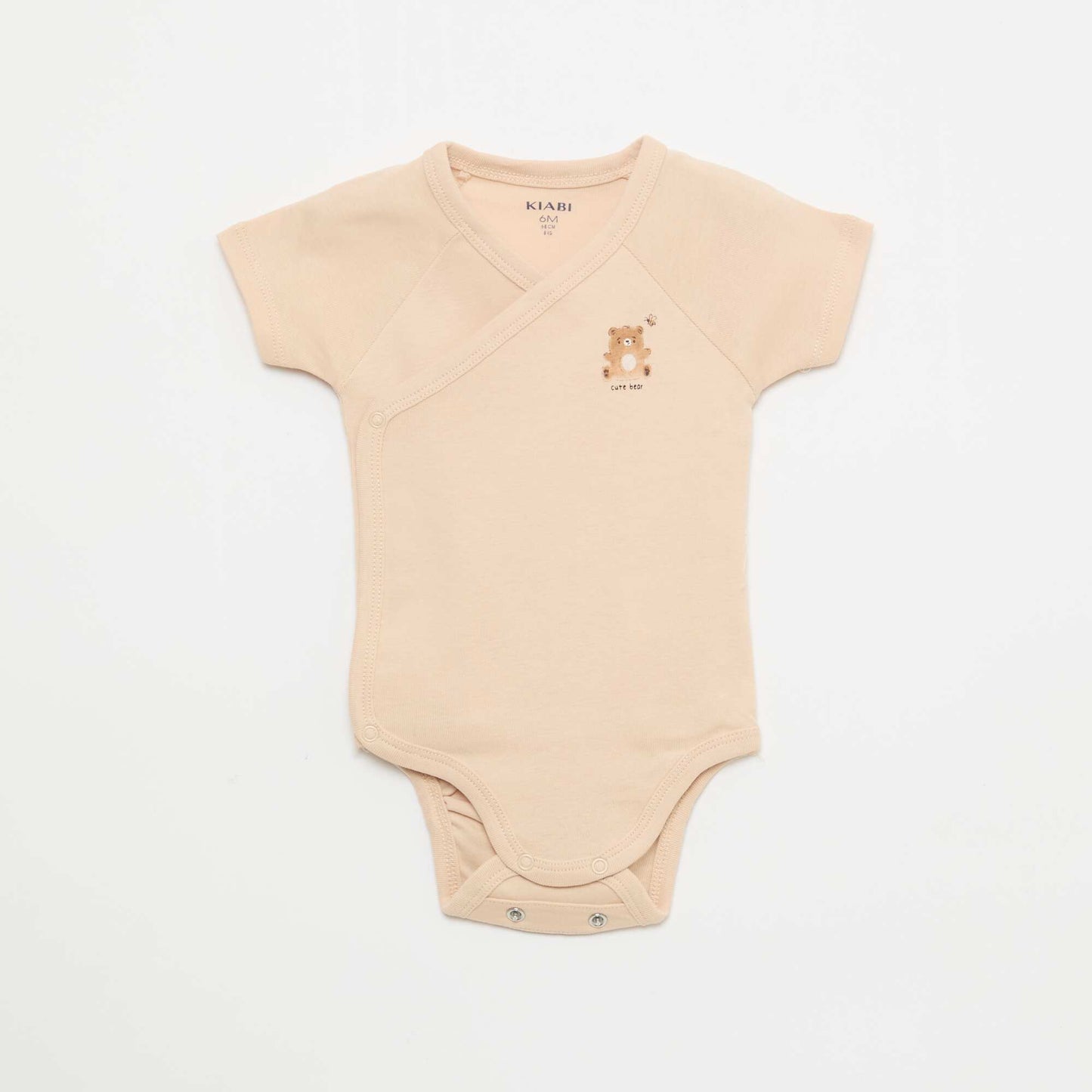 3-Pack of Short-Sleeve Convertible Bodysuits YELLOW