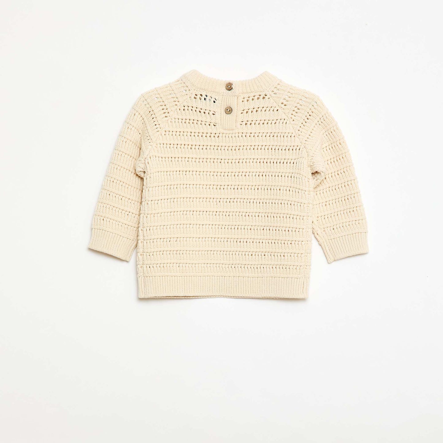 Fancy Knit Sweater WHITE