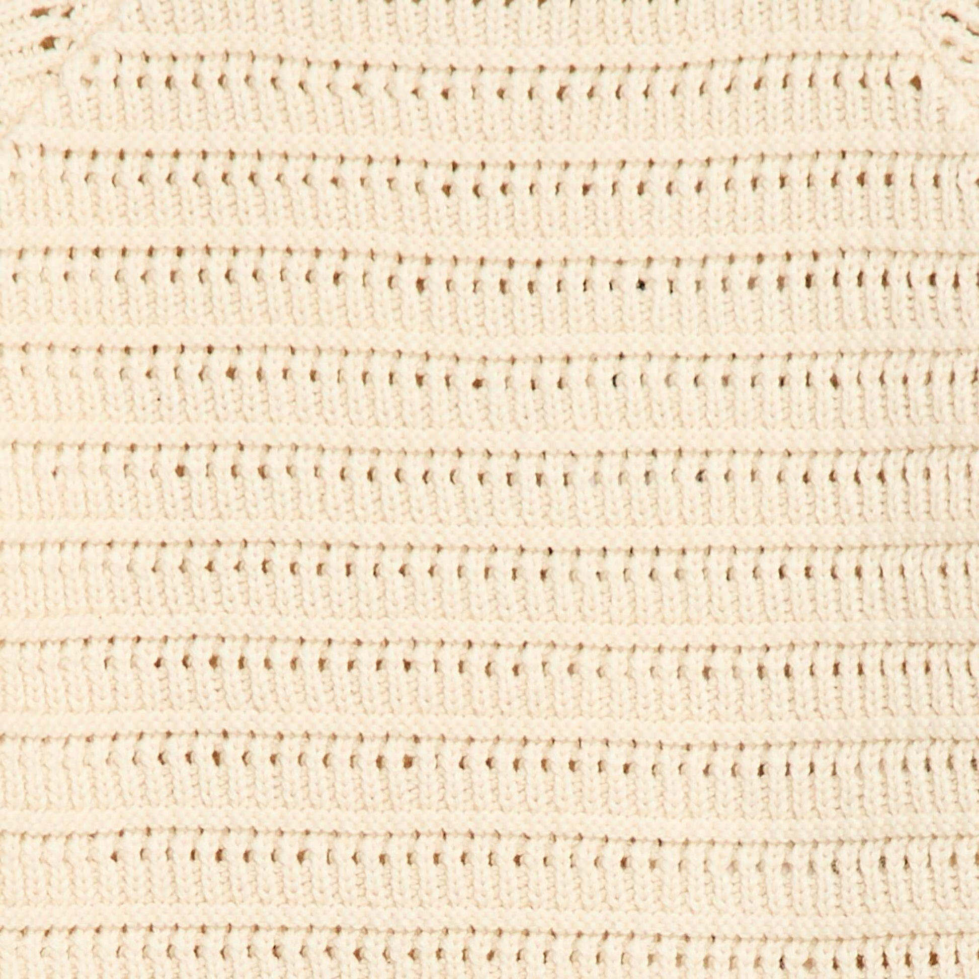 Fancy Knit Sweater WHITE