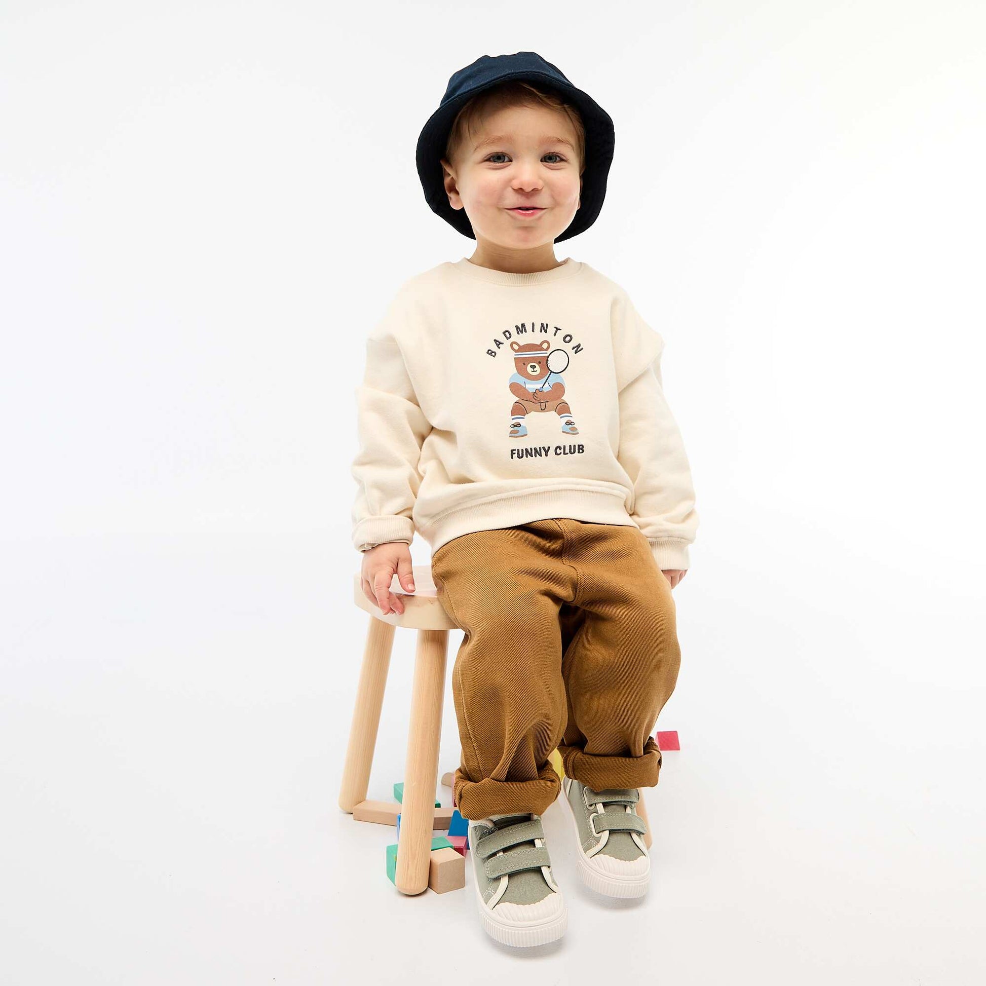 Long-Sleeve Sweatshirt WHITE