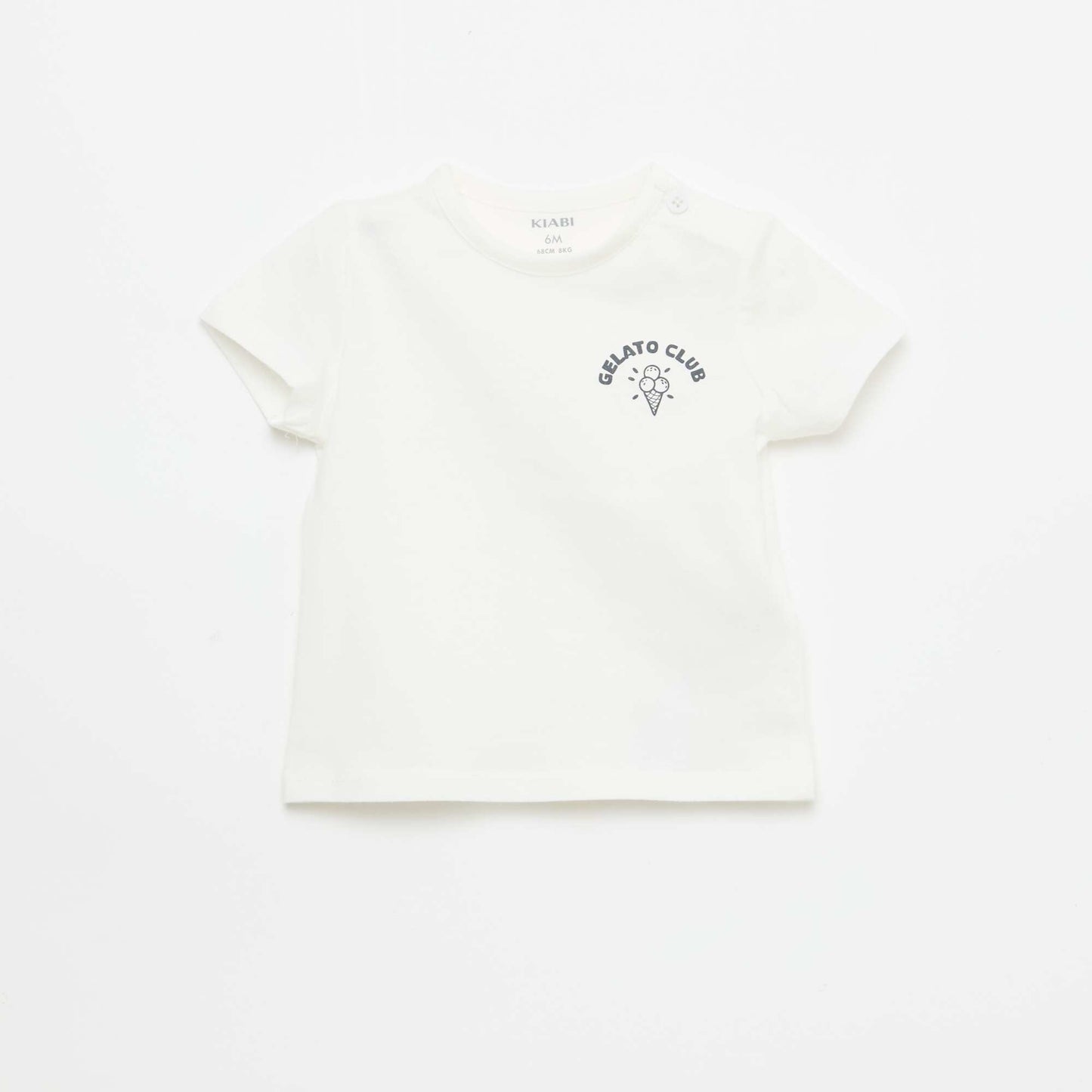 Printed Short-Sleeve T-Shirt WHITE