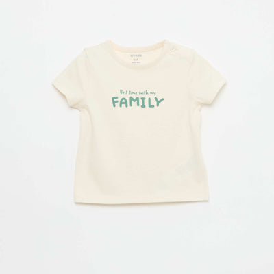 Printed Short-Sleeve T-Shirt WHITE