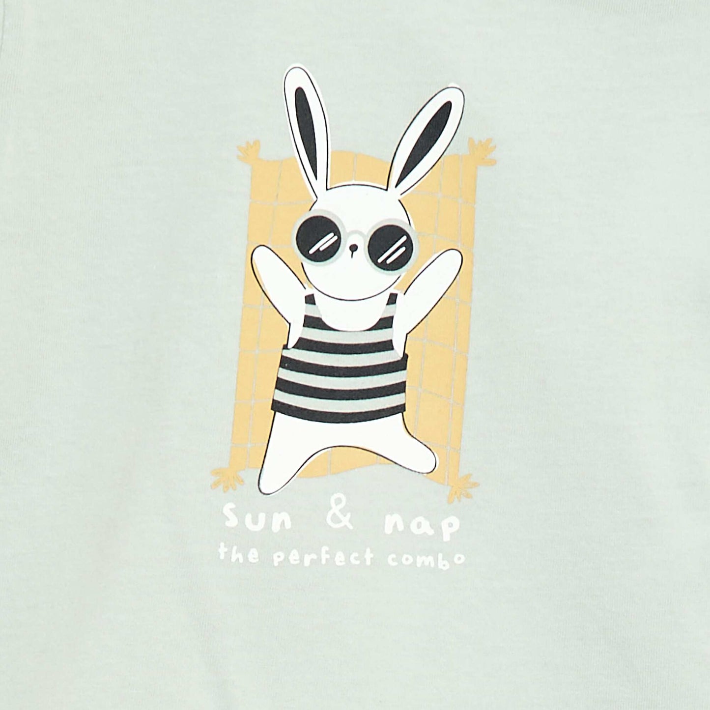 Short-Sleeved Cotton Jersey T-Shirt BLUE