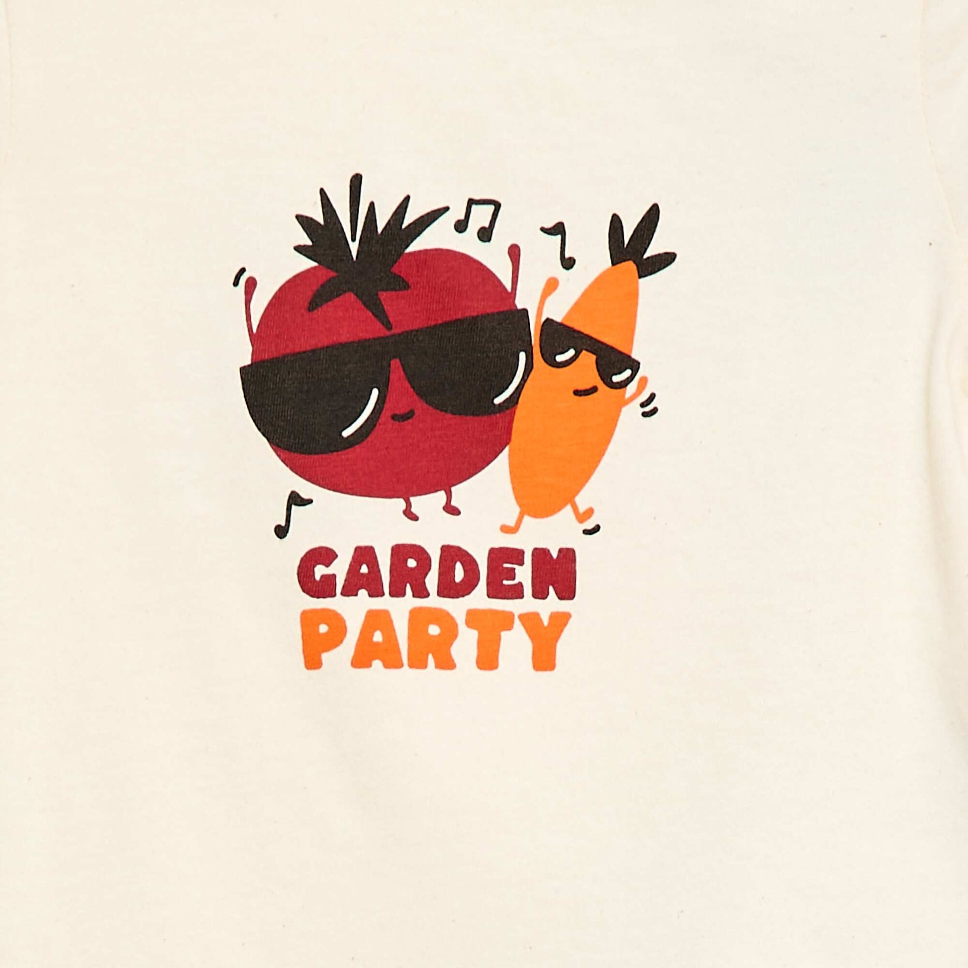 Short-sleeved cotton jersey T-shirt WHITE