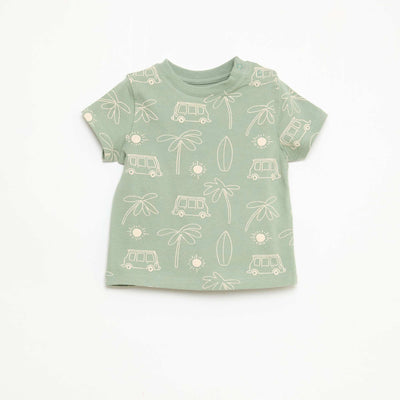 Plain Cotton Jersey T-shirt GREEN