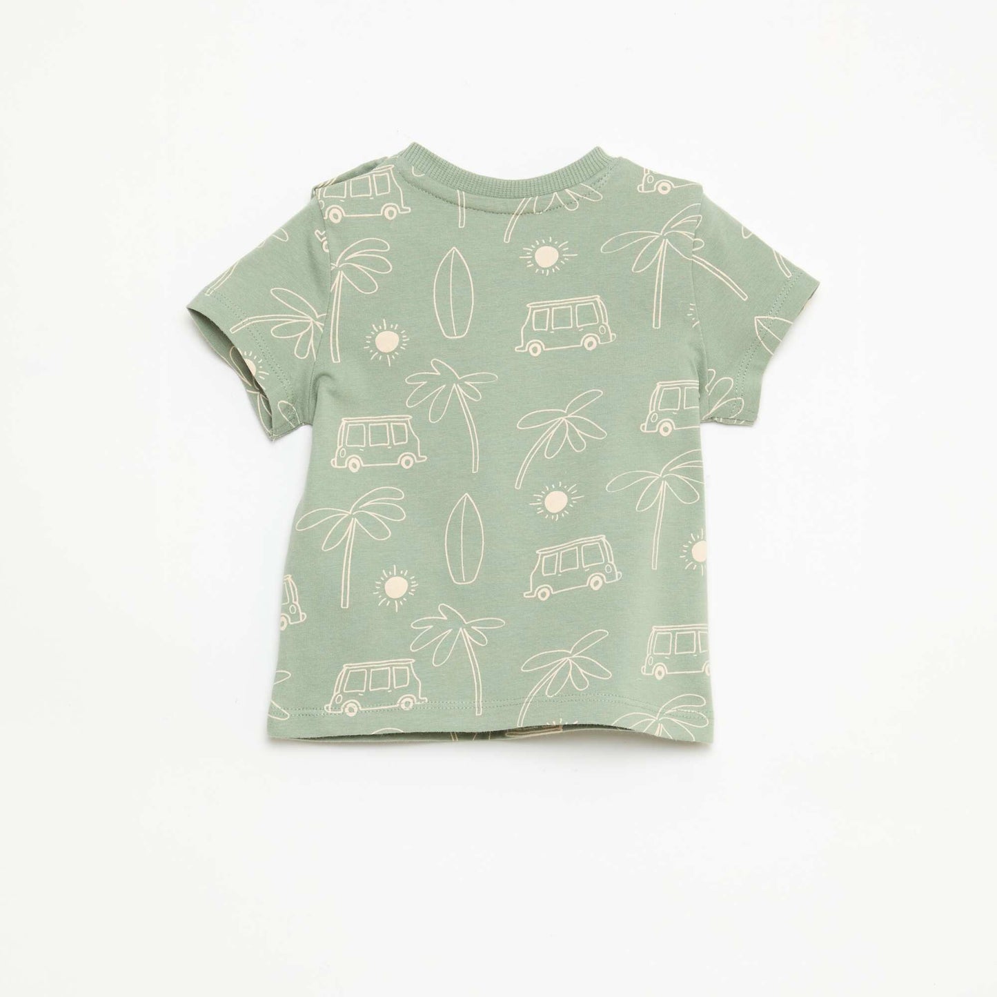 Plain Cotton Jersey T-shirt GREEN