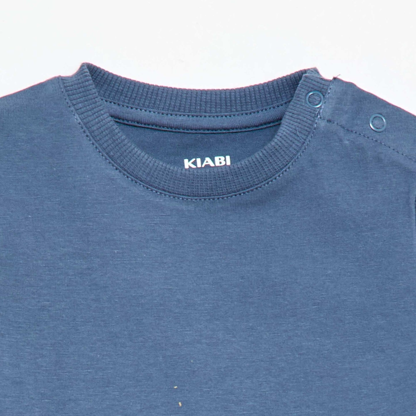 Plain Cotton Jersey T-shirt BLUE