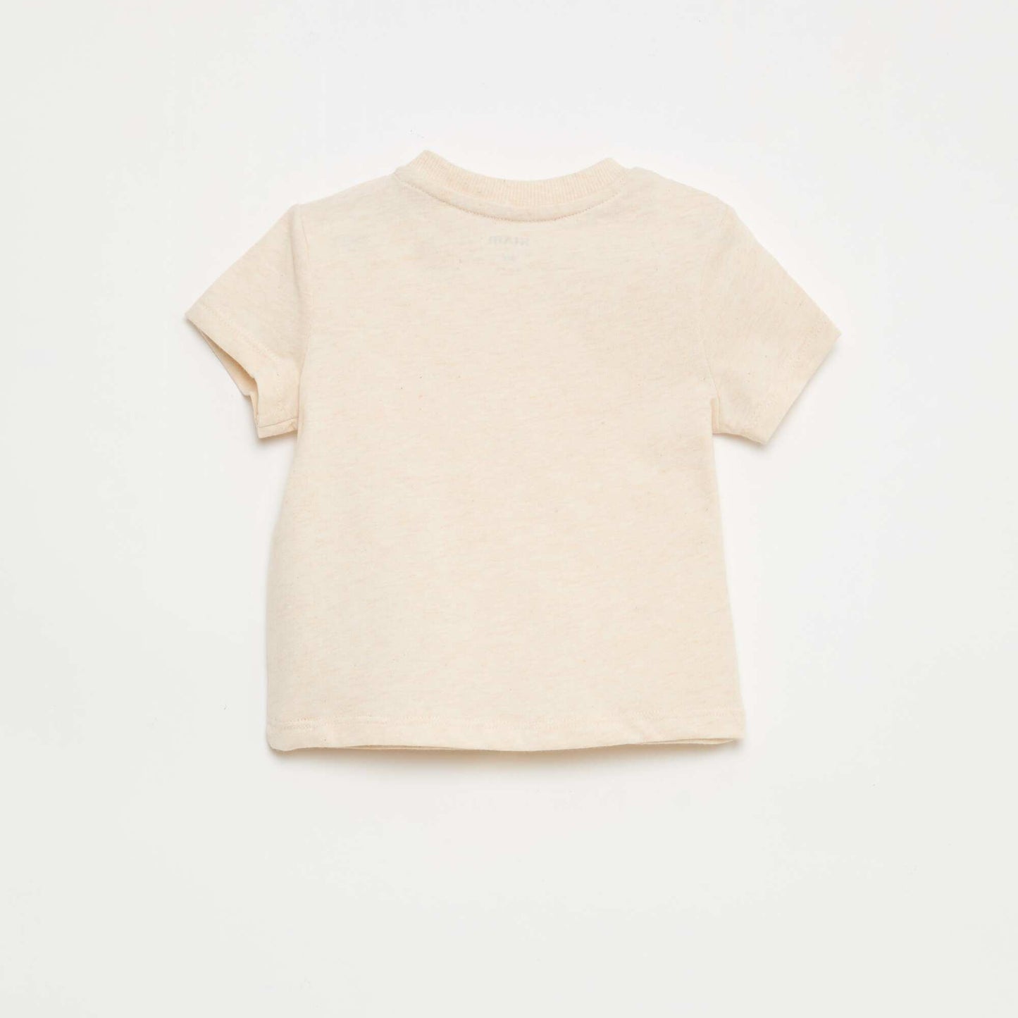 Plain Cotton Jersey T-shirt BEIGE