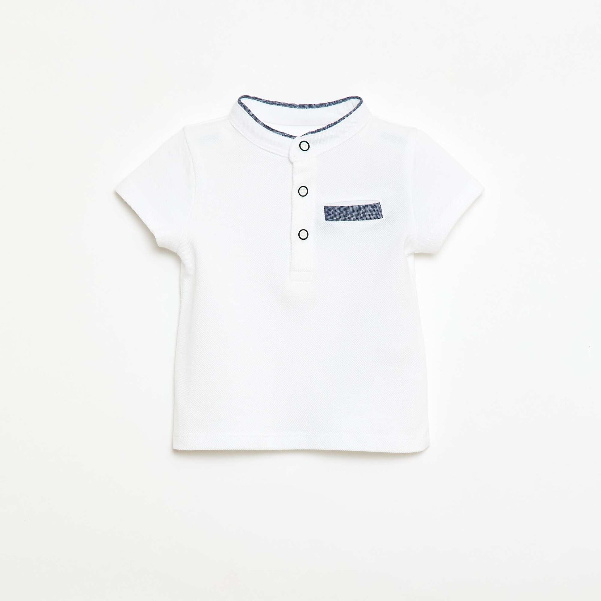 Short-Sleeve Polo Shirt WHITE